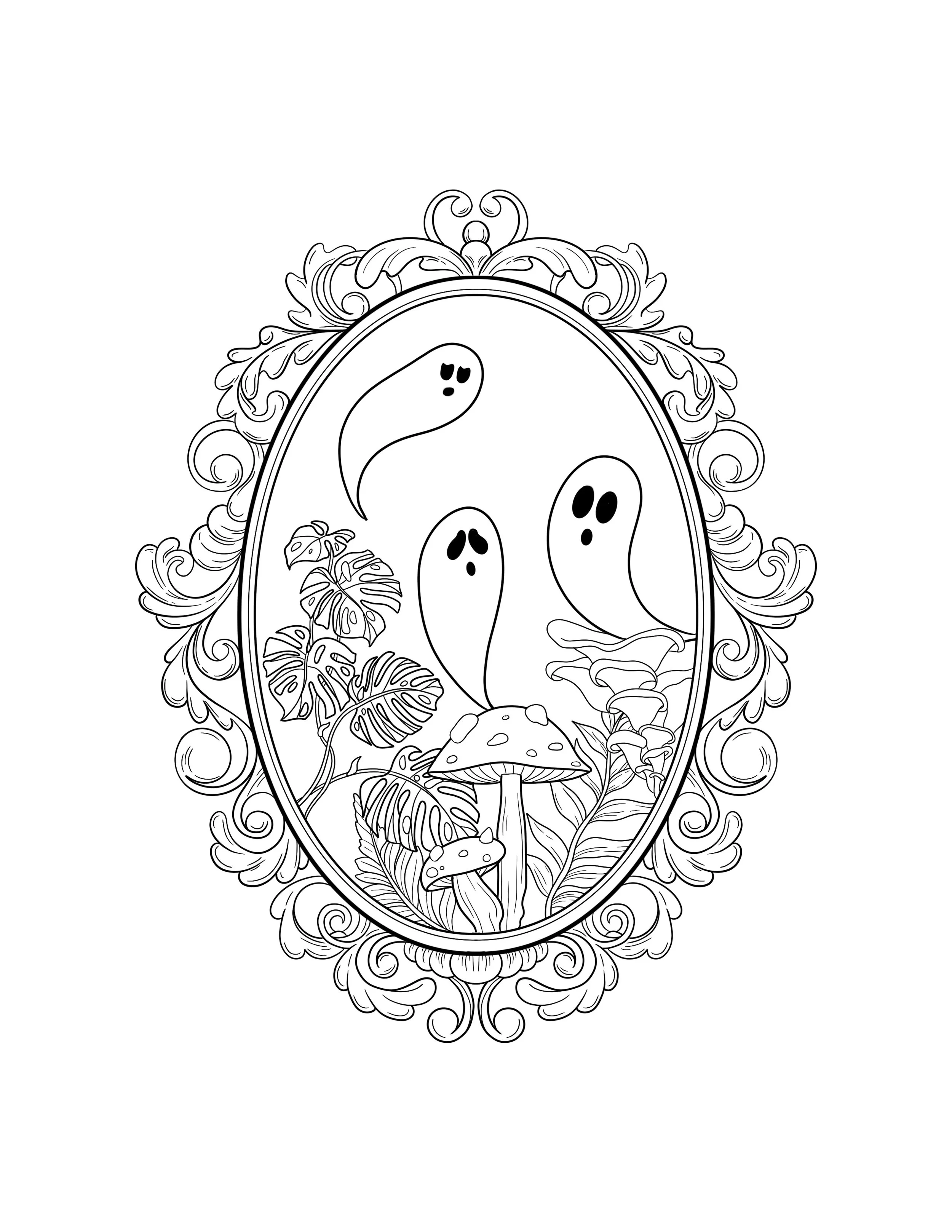 Ghost Frame Tattoo