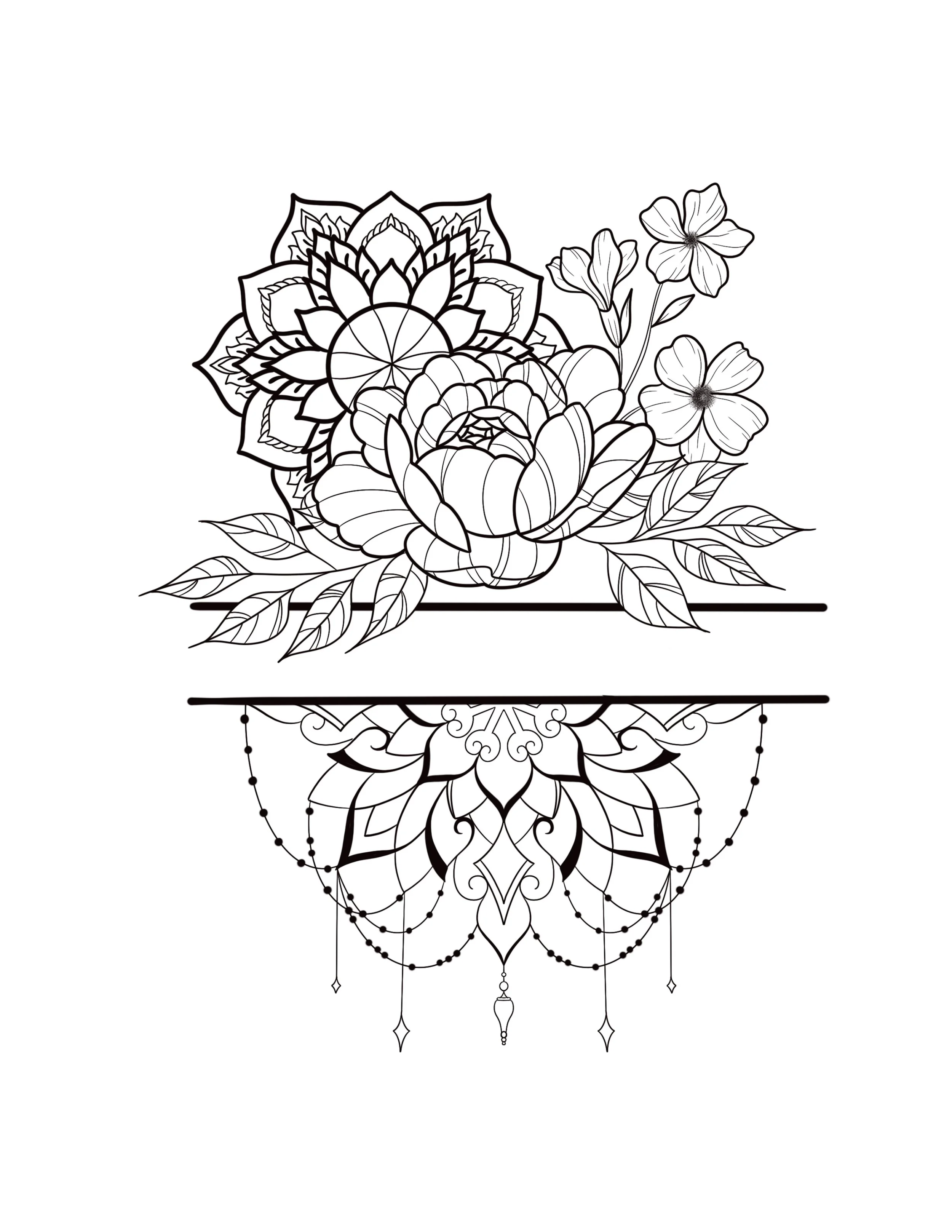 Floral Mandala Flash