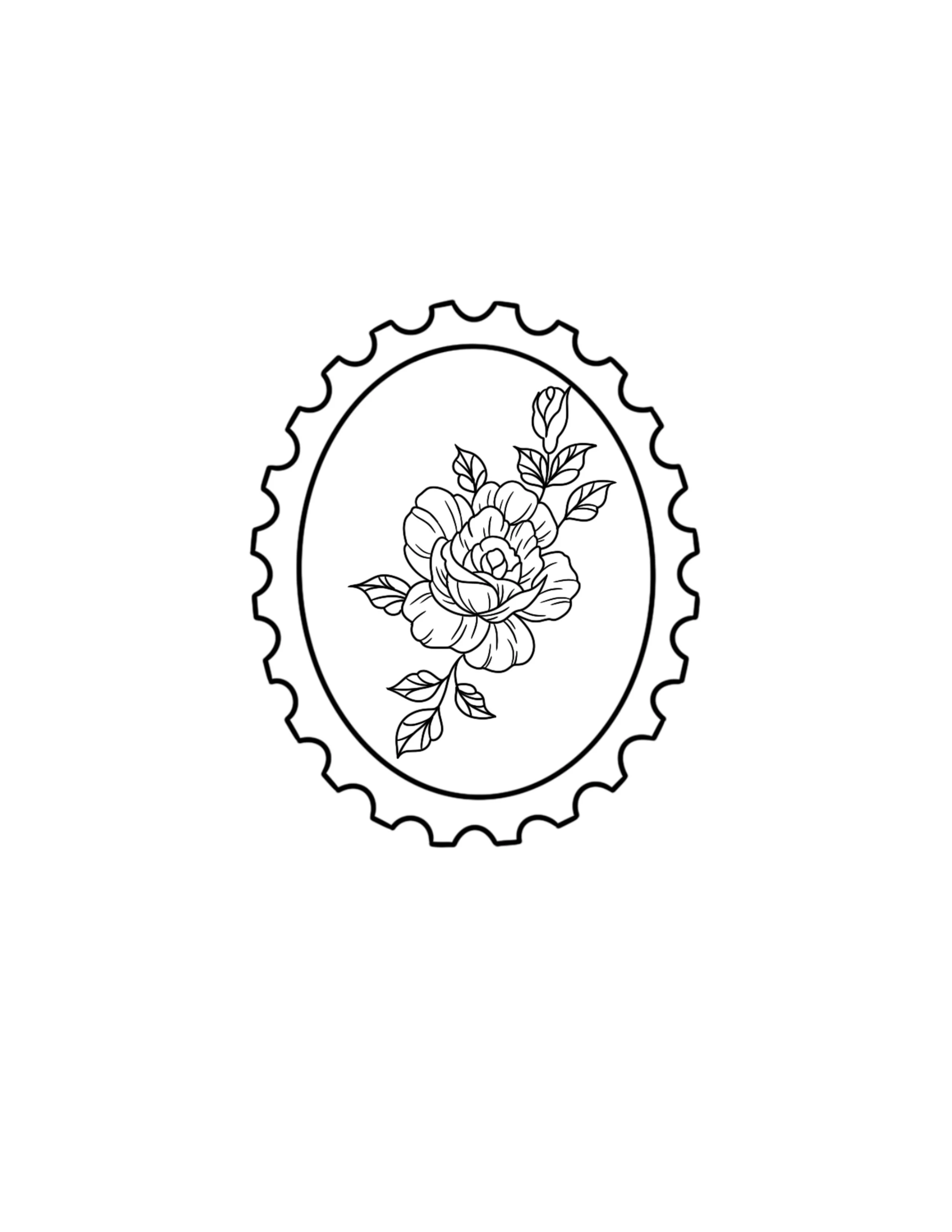 Floral Stamp Flash