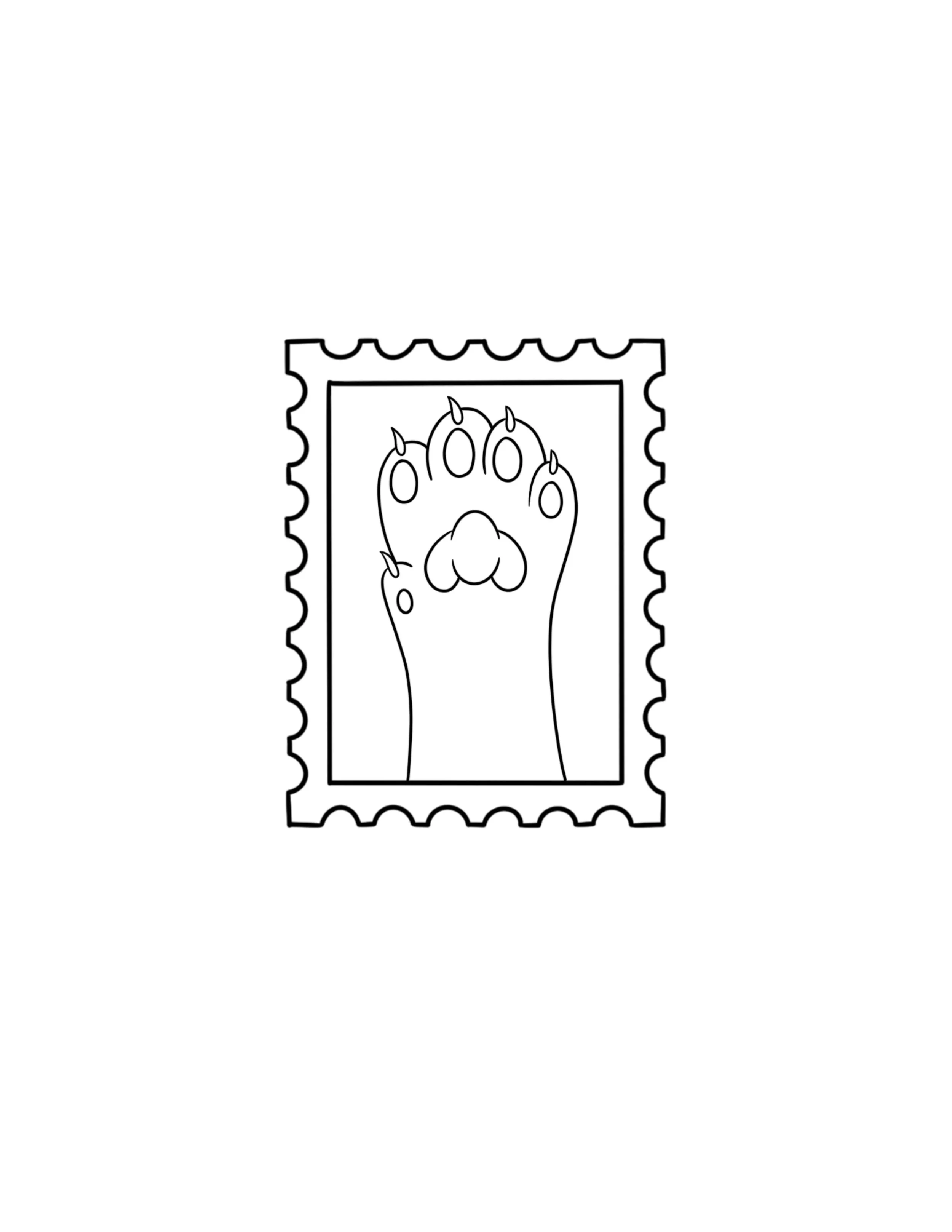 Cat Paw Stamp Flash