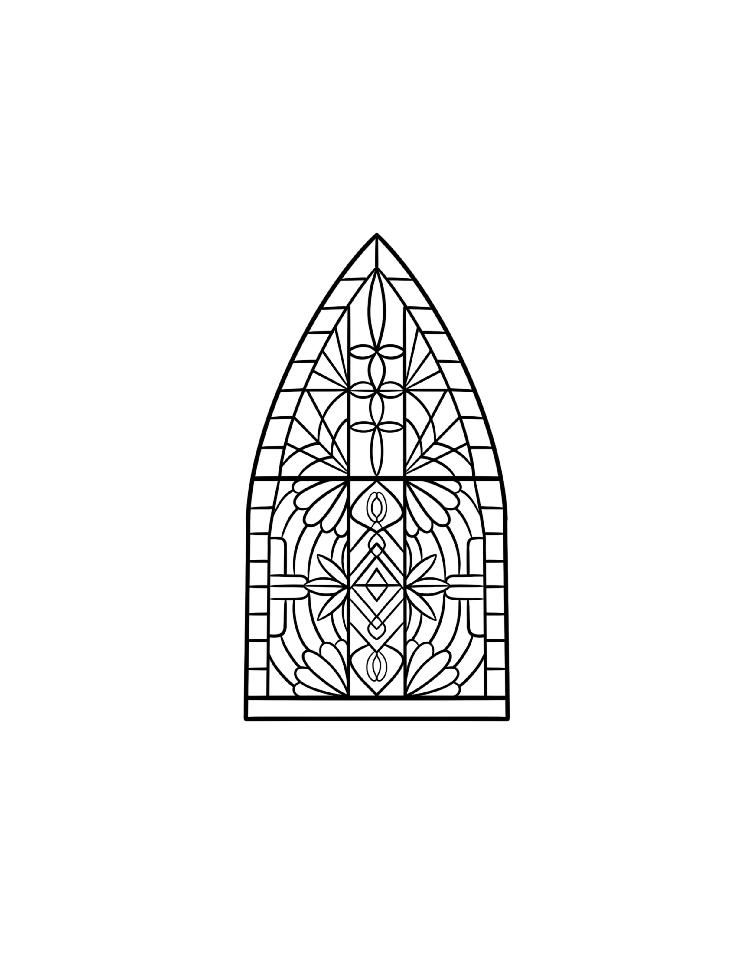 Cathedral Window Stained Glass Flash