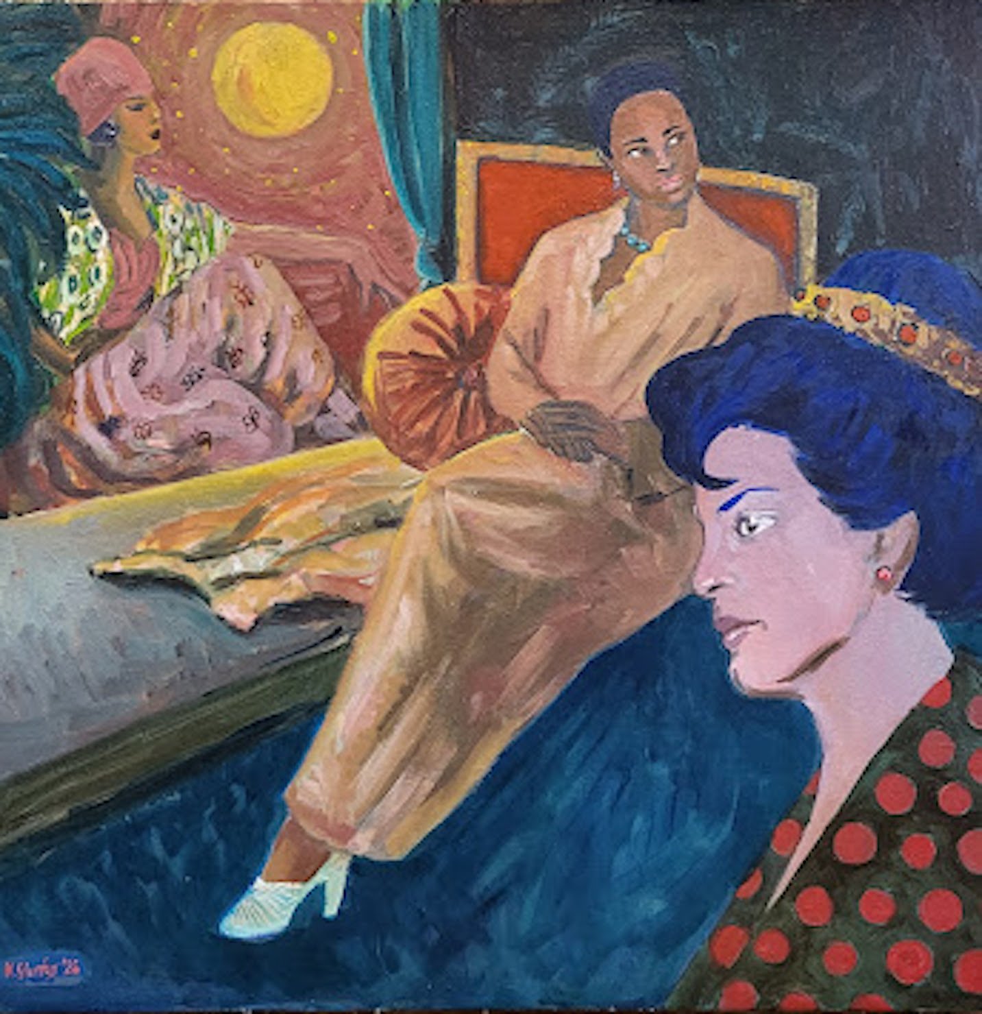Contemplation/Moon Ladies