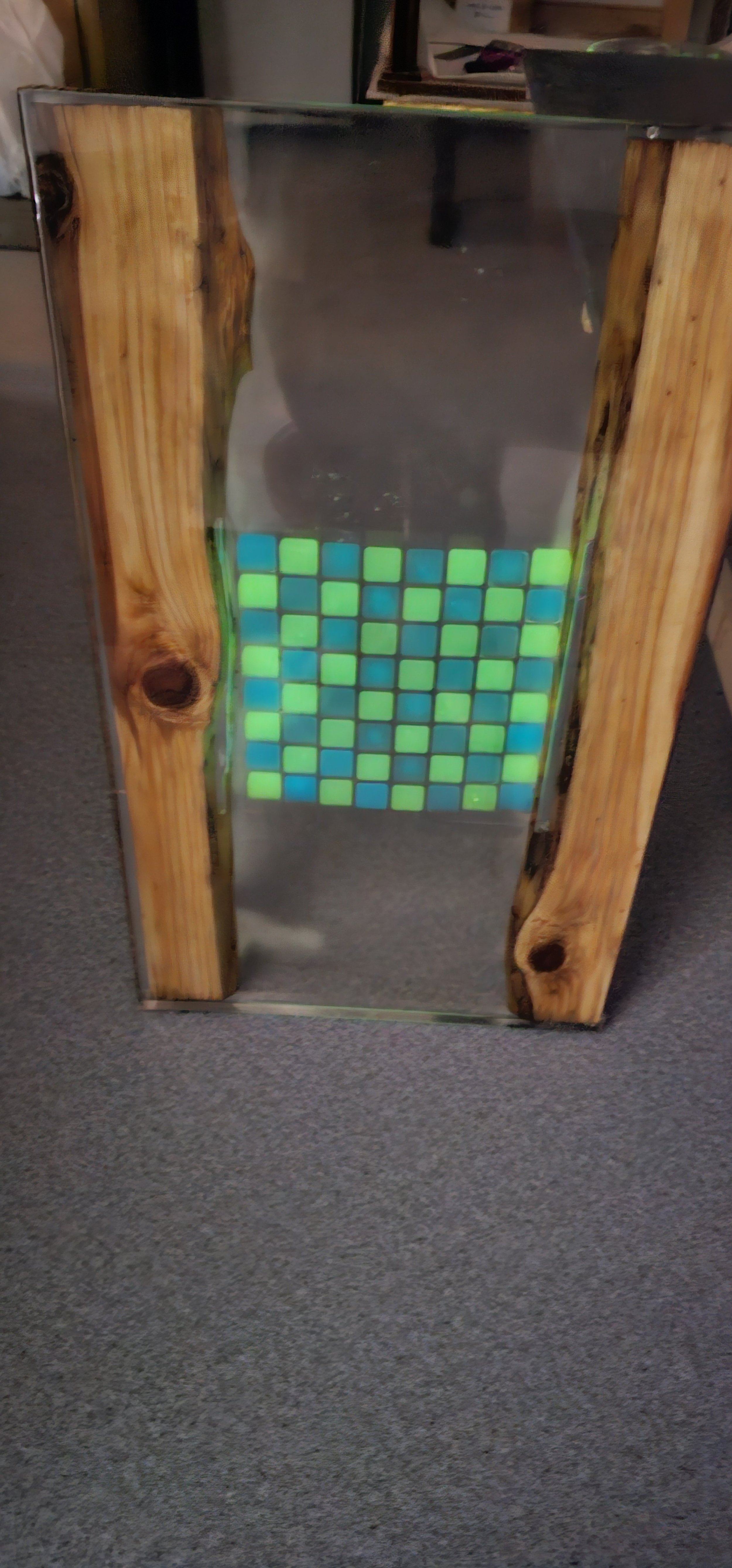 Glow in Dark Chess Coffee Table low light.jpg
