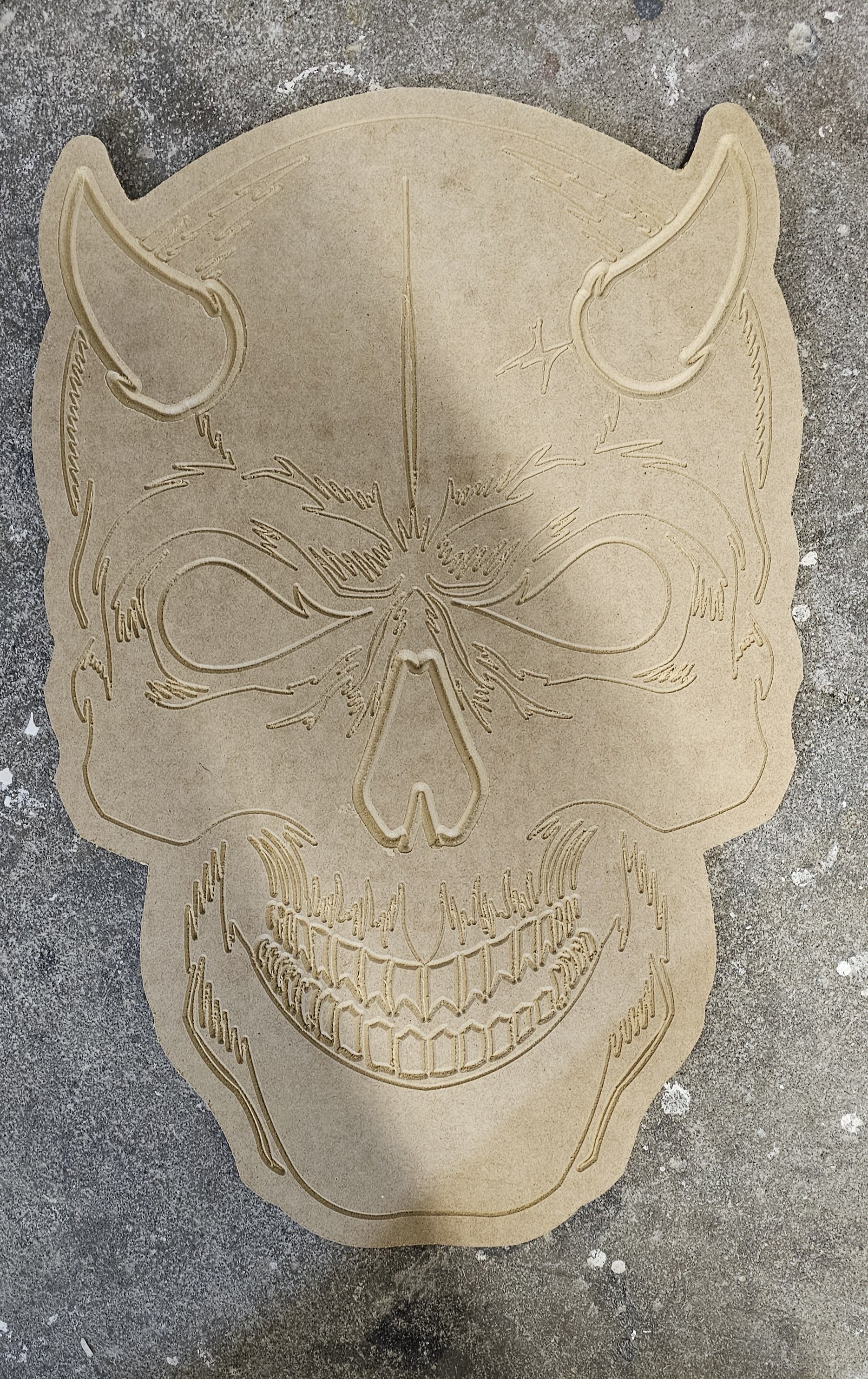 M.D.F. Devil Head Cutout