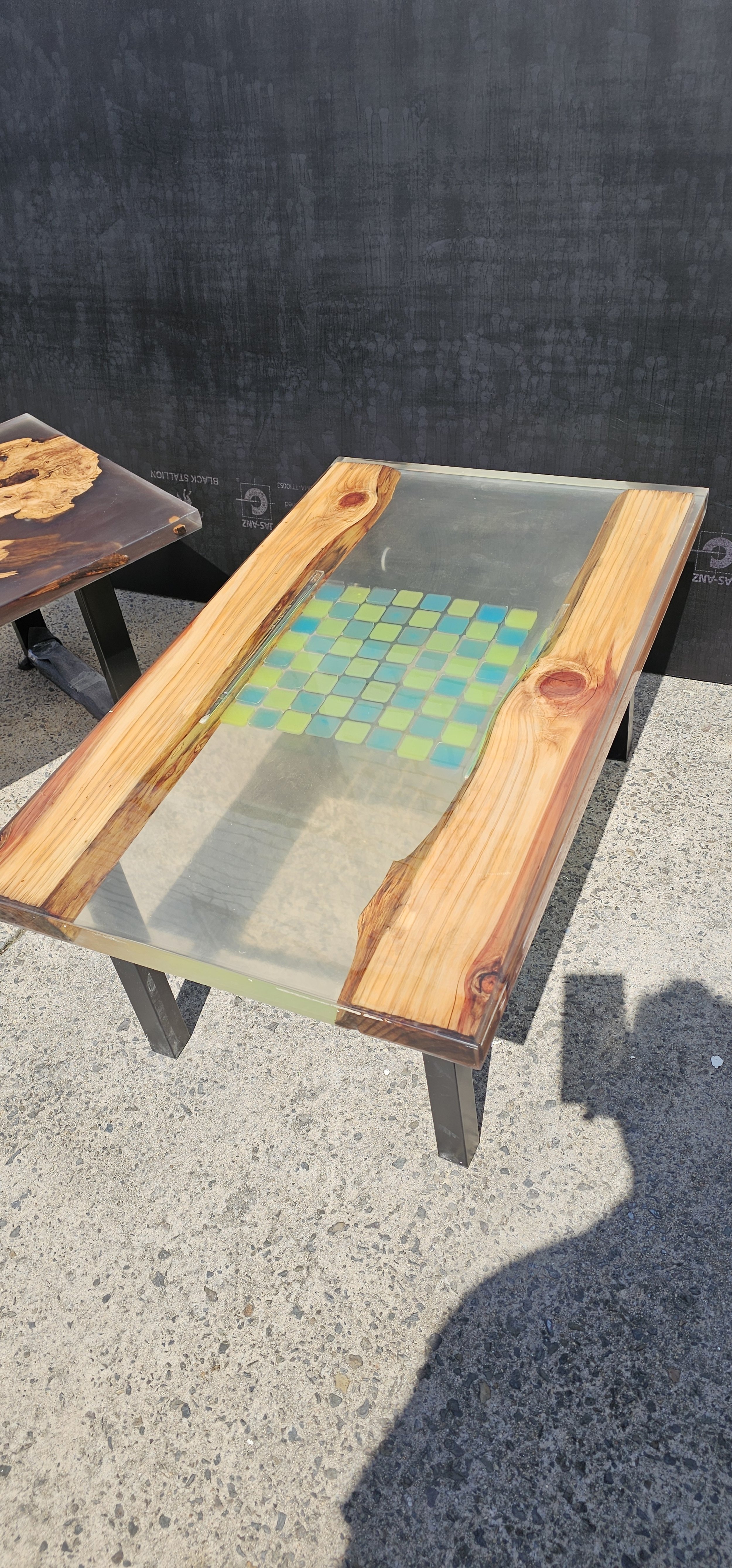 Glow in Dark Chess Resin Coffee Table.jpg