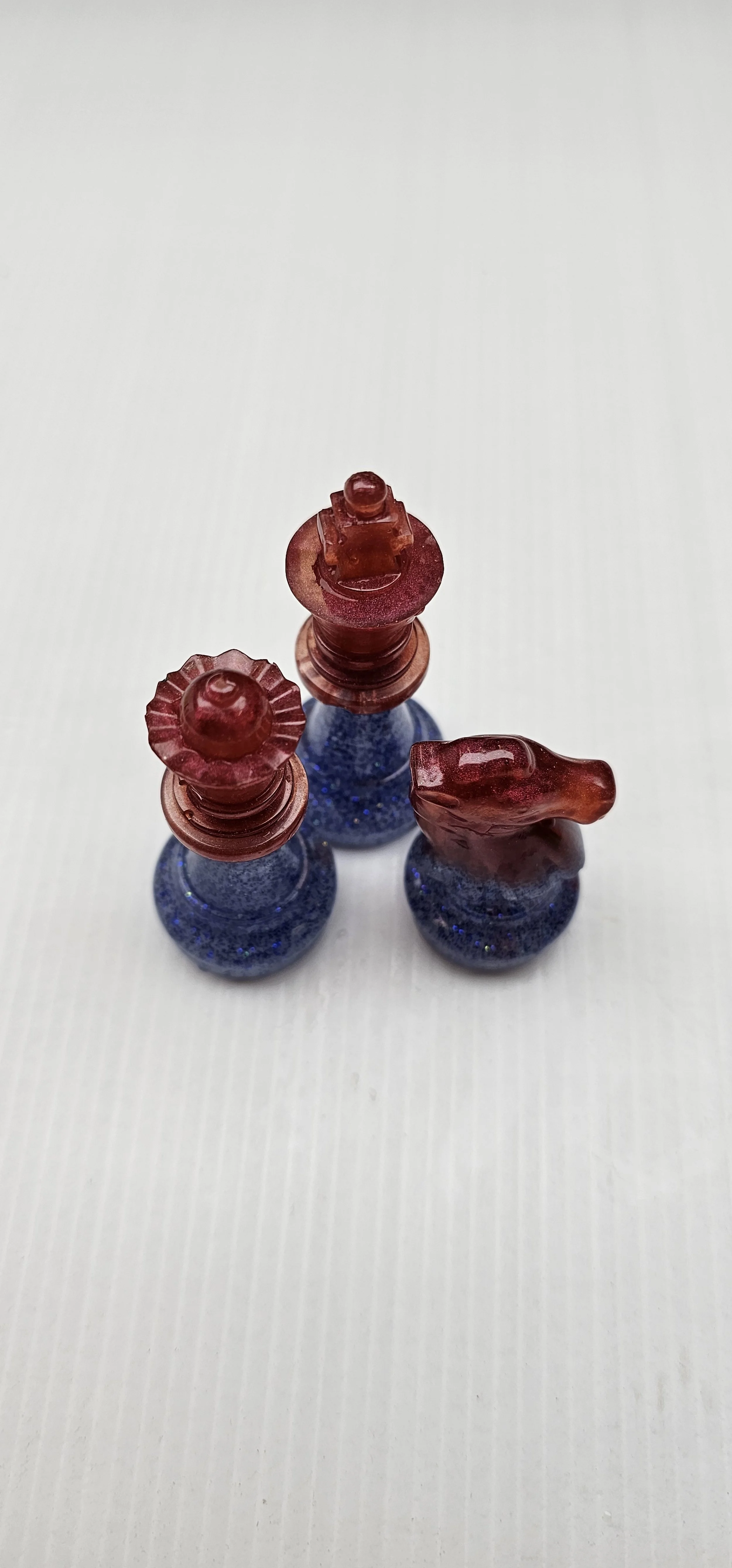 Cherry Red & Sparkle Blue Chess Set.jpg
