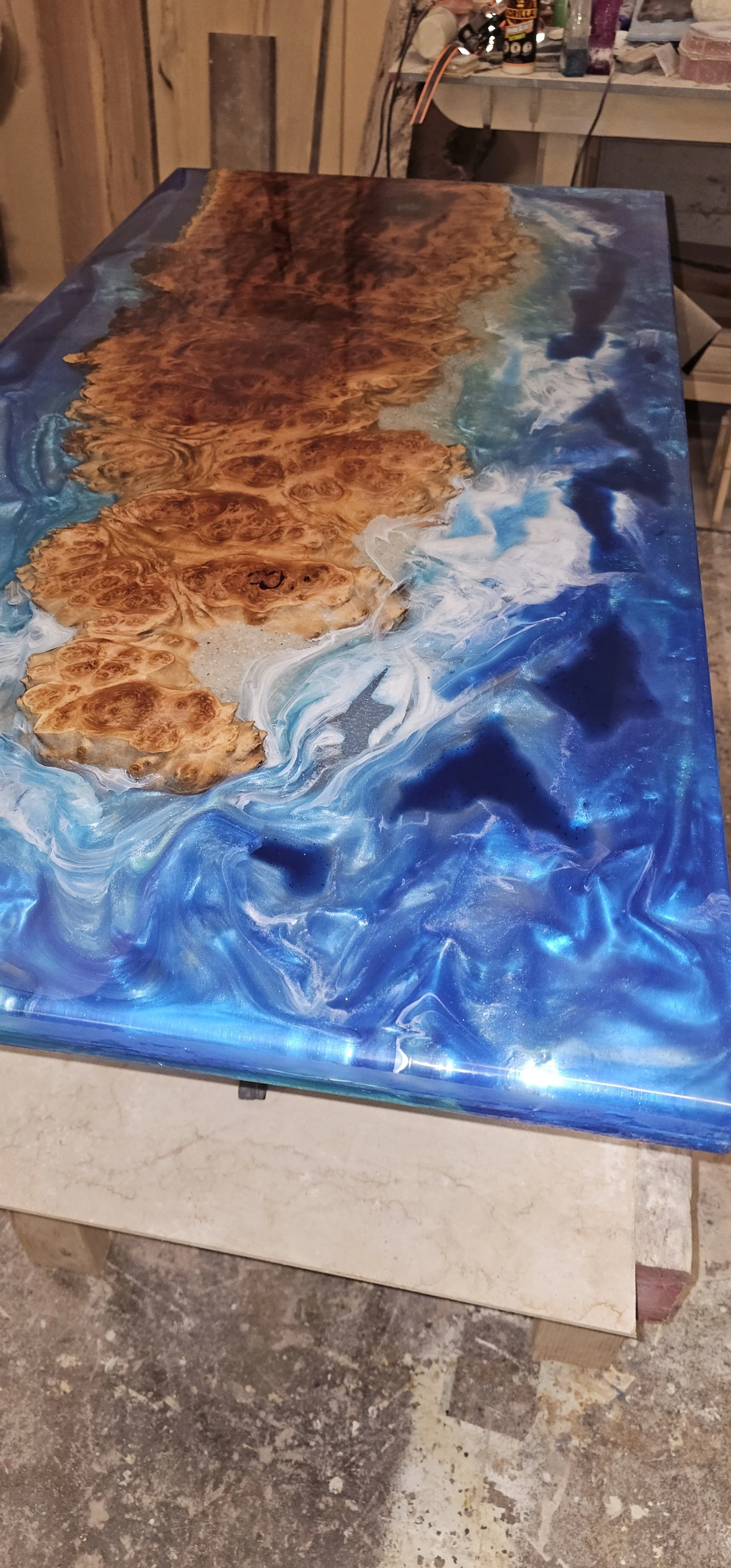 Textured Beach Red Mallee Coffee Table