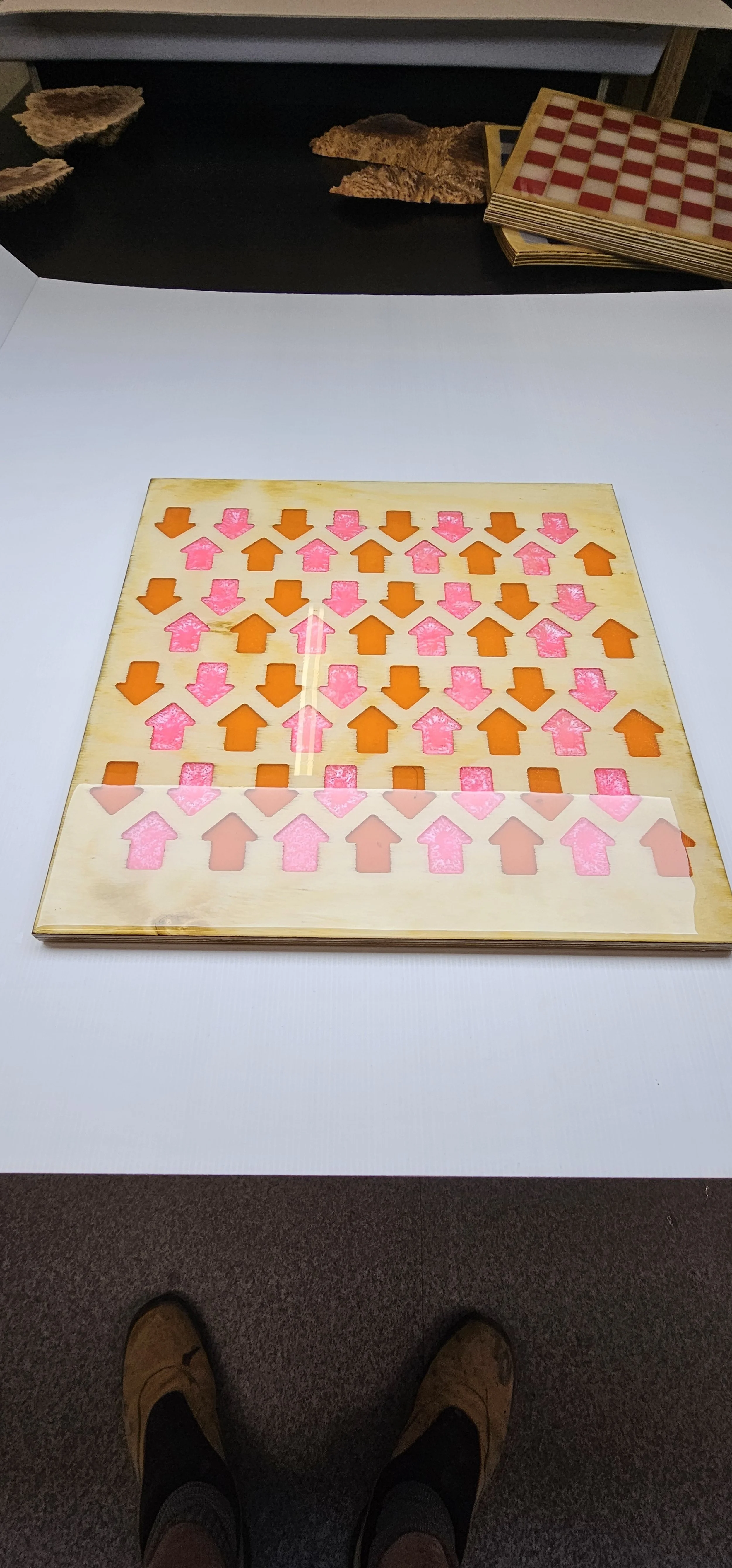 "The Arrows Have It" – Candy Pink & Mandarin Orange.jpg