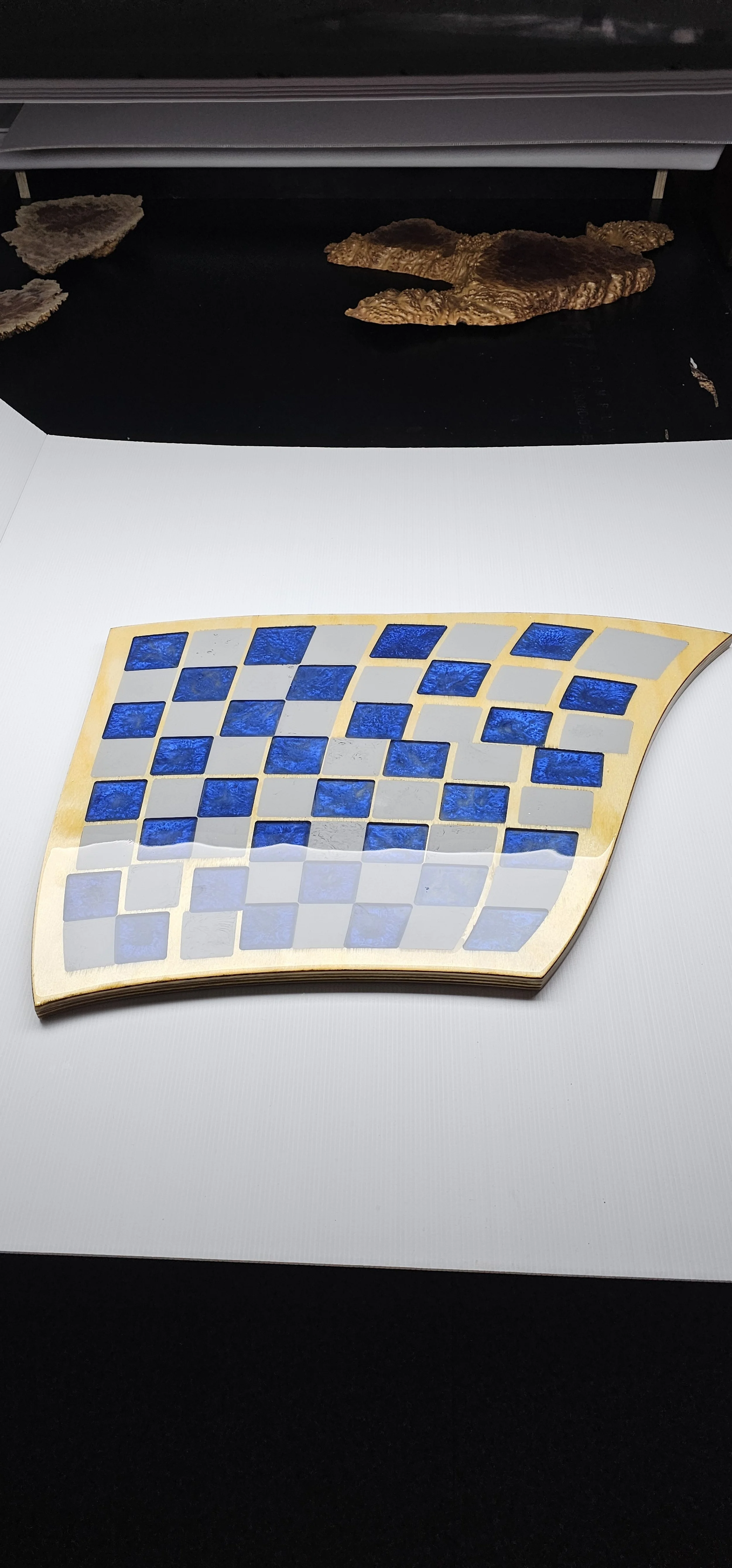 Warped Chess Board – Bold Blue & Grey far.jpg