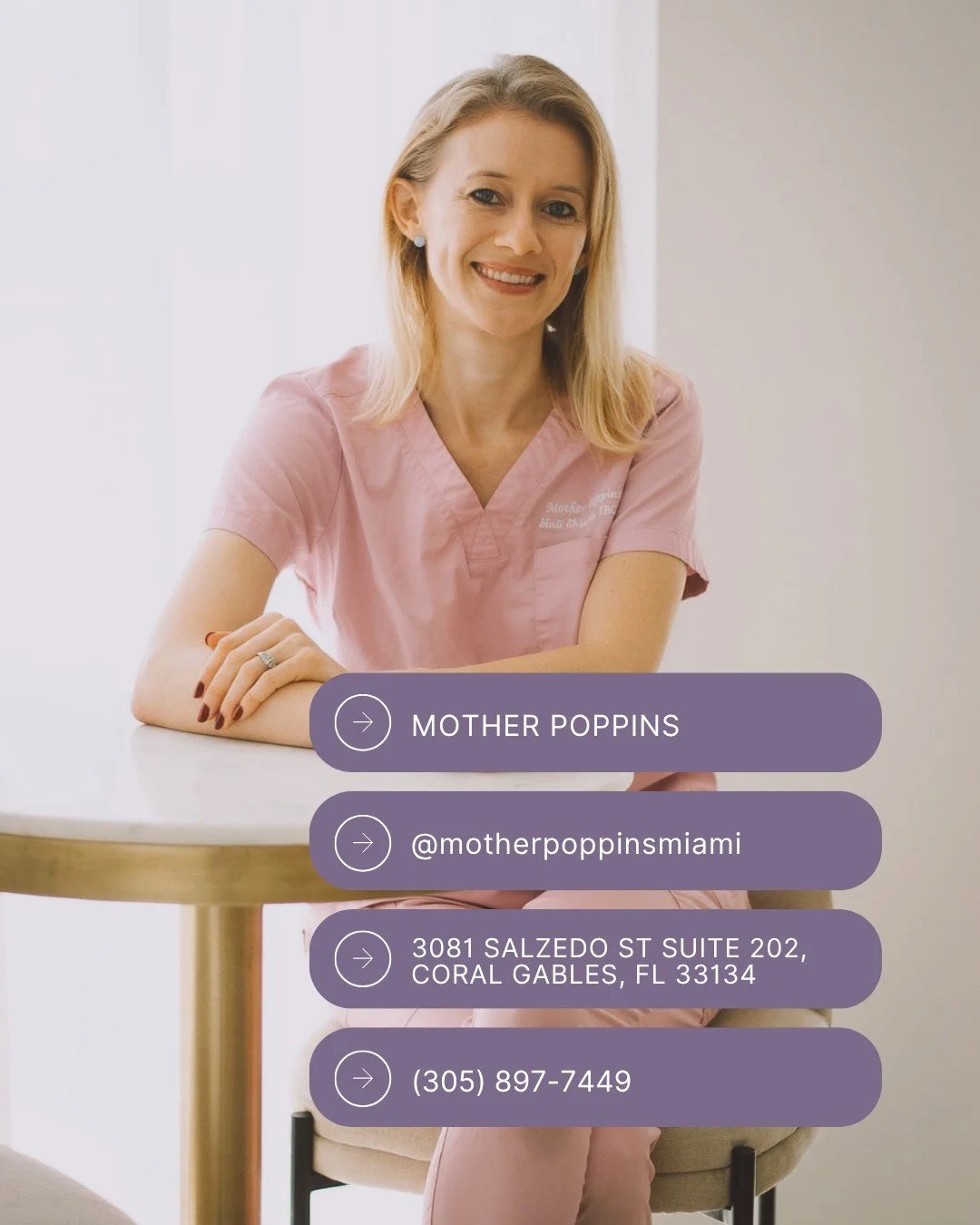 Looking for support that considers more than just one piece of the postpartum journey? 

Mother Poppins welcomes families to the Coral Gables office for thoughtful, personalized care designed to support moms and babies through feeding, recovery, and 