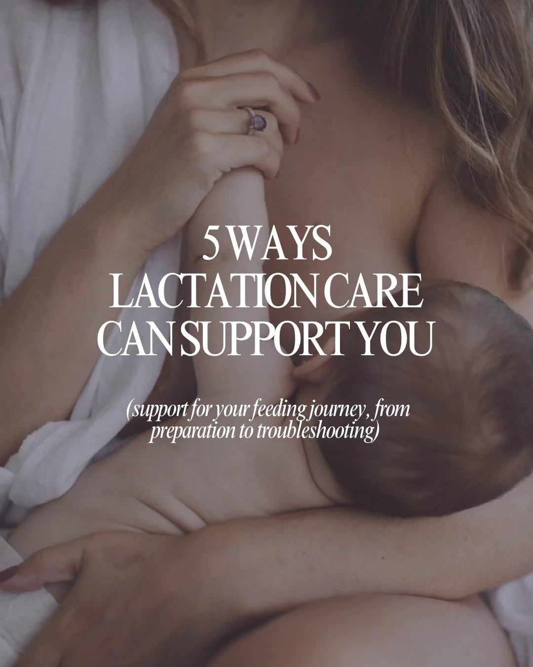Lactation support is about so much more than troubleshooting a feeding concern. 

Every breastfeeding journey looks different, and having the right support can help you feel more confident, informed, and prepared through each stage.

Whether you&rsqu