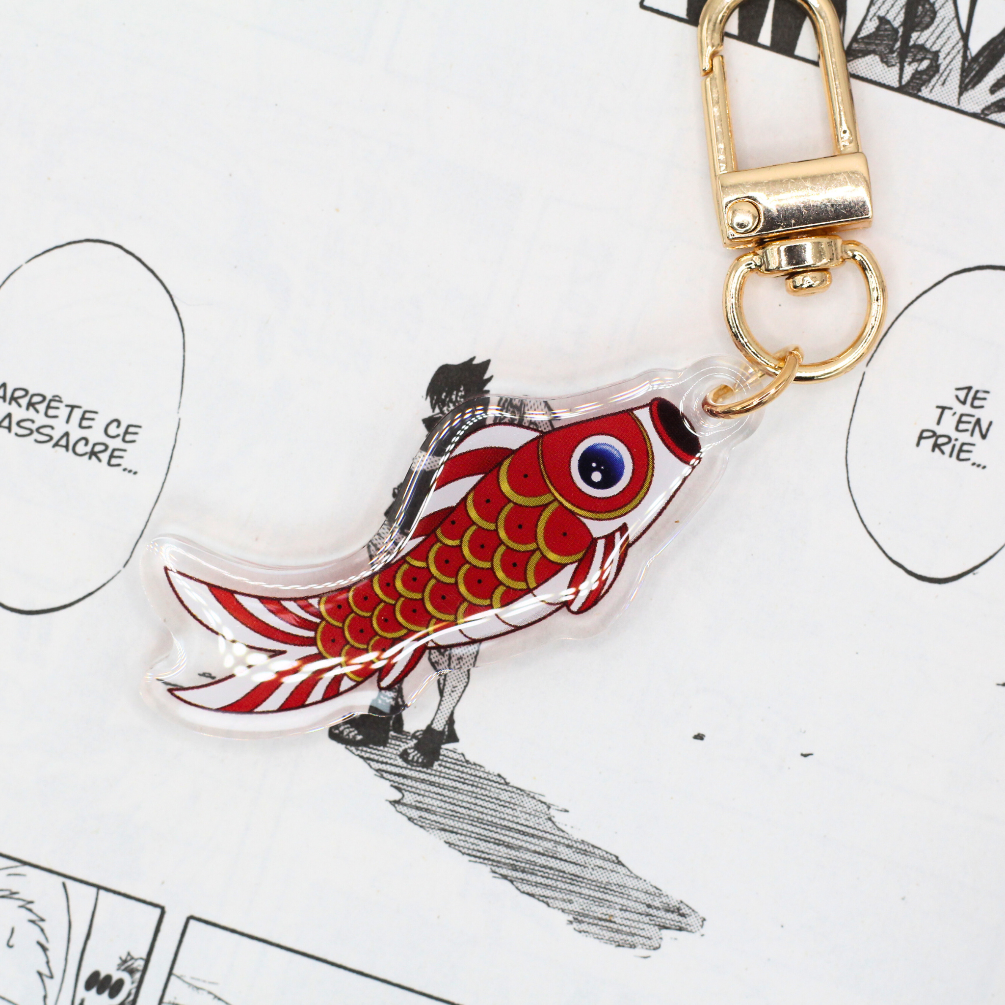 Poisson rouge drapeau japonais