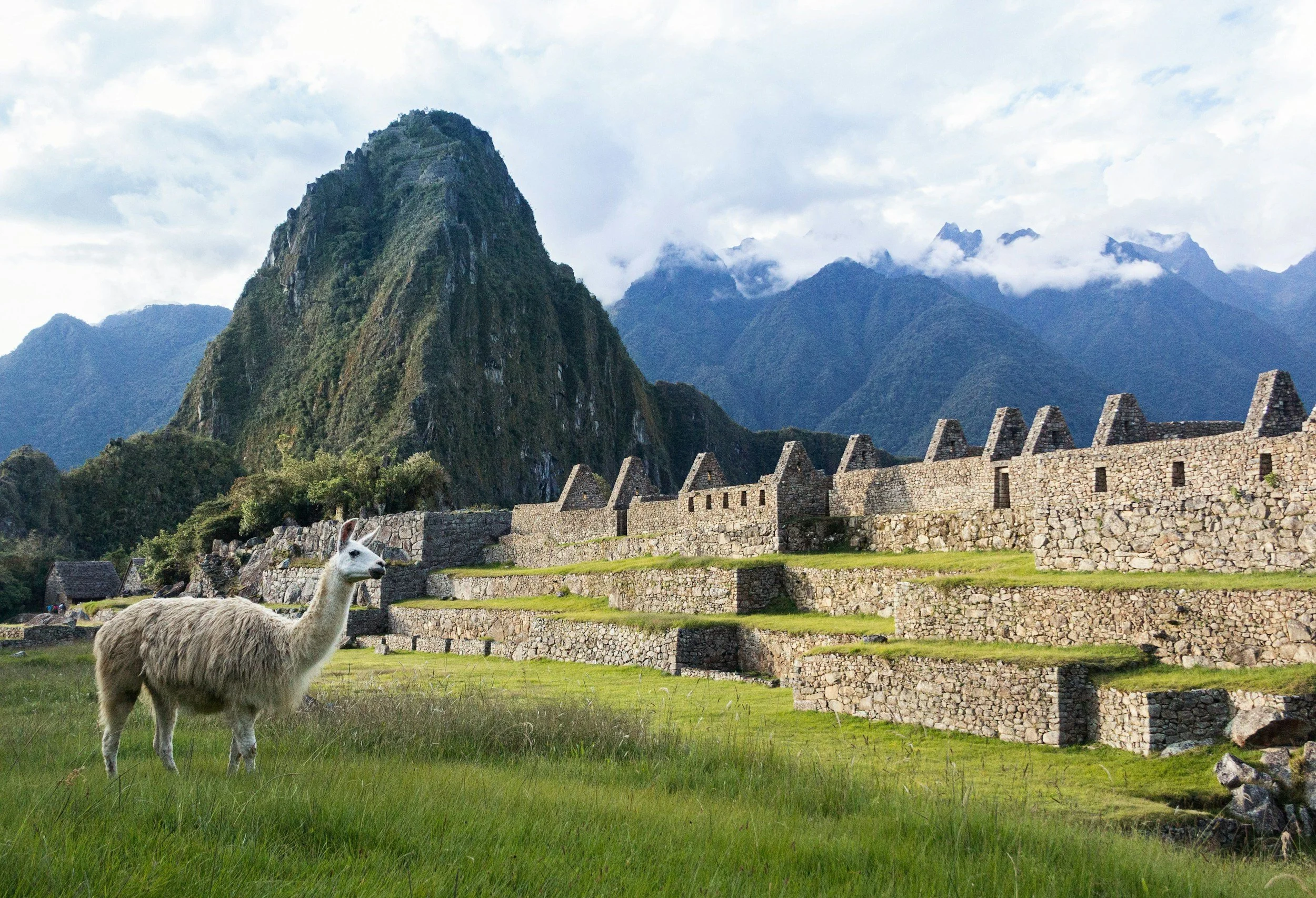 Inca terraces in the Sacred Valley near Cusco, Peru, on a private luxury journey