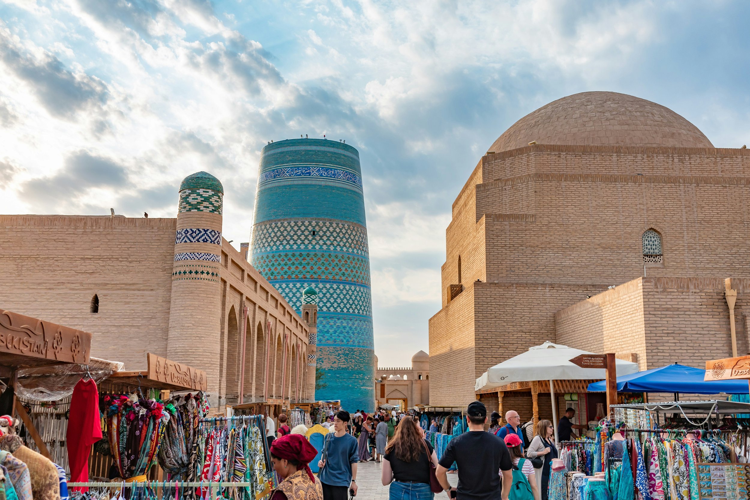 Khiva Itchan Kala UNESCO walled city Uzbekistan Central Asia location Silk Road
