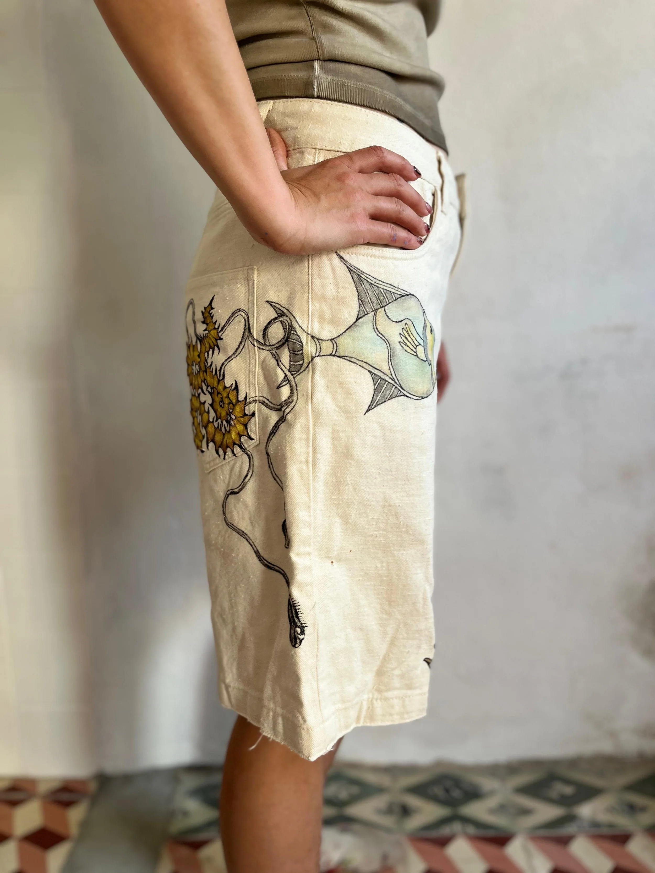 Upcycled Cotton Shorts - Under the Sea (7).jpg