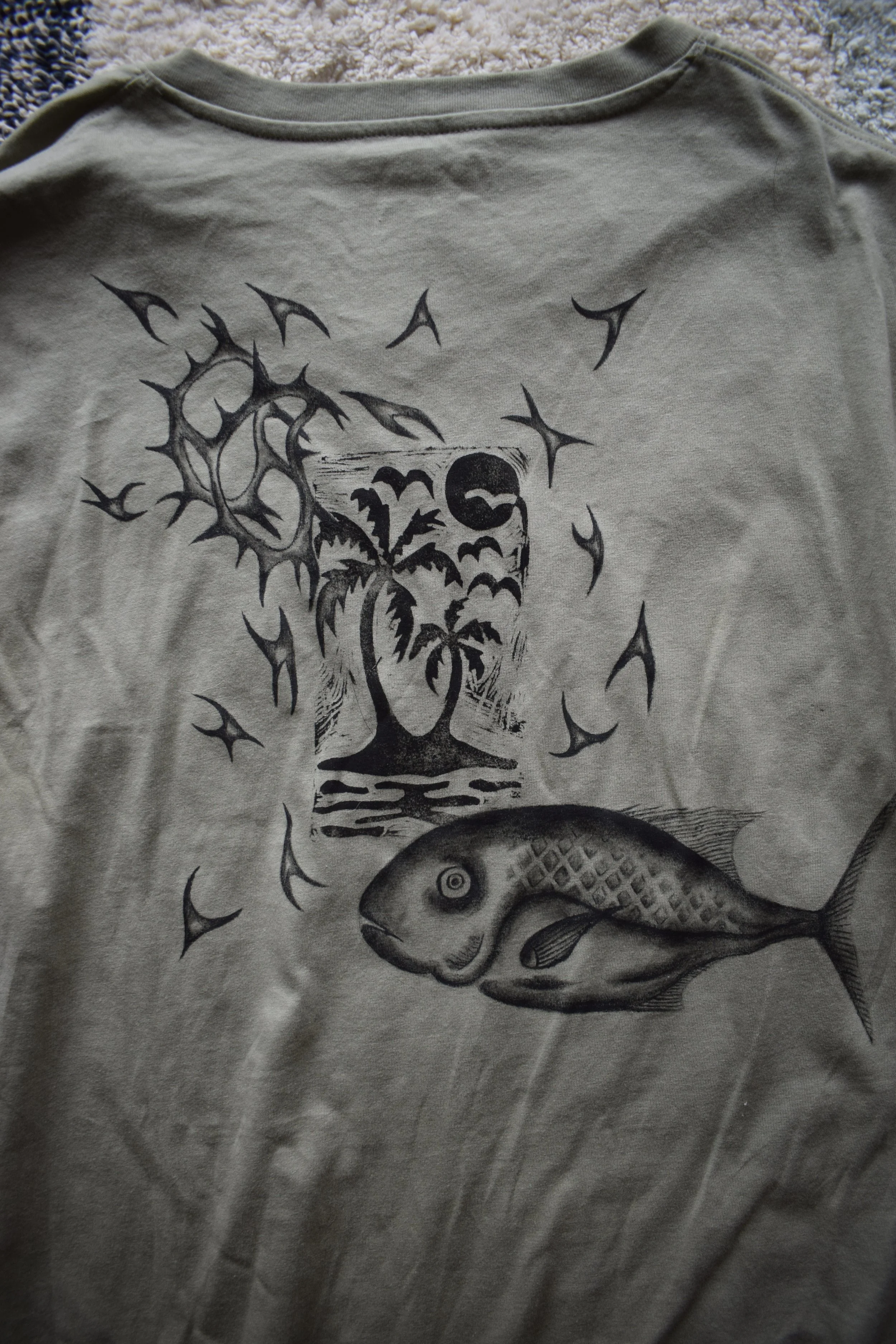 'Surfing Ruined My Life' Tshirt Sage10.JPG