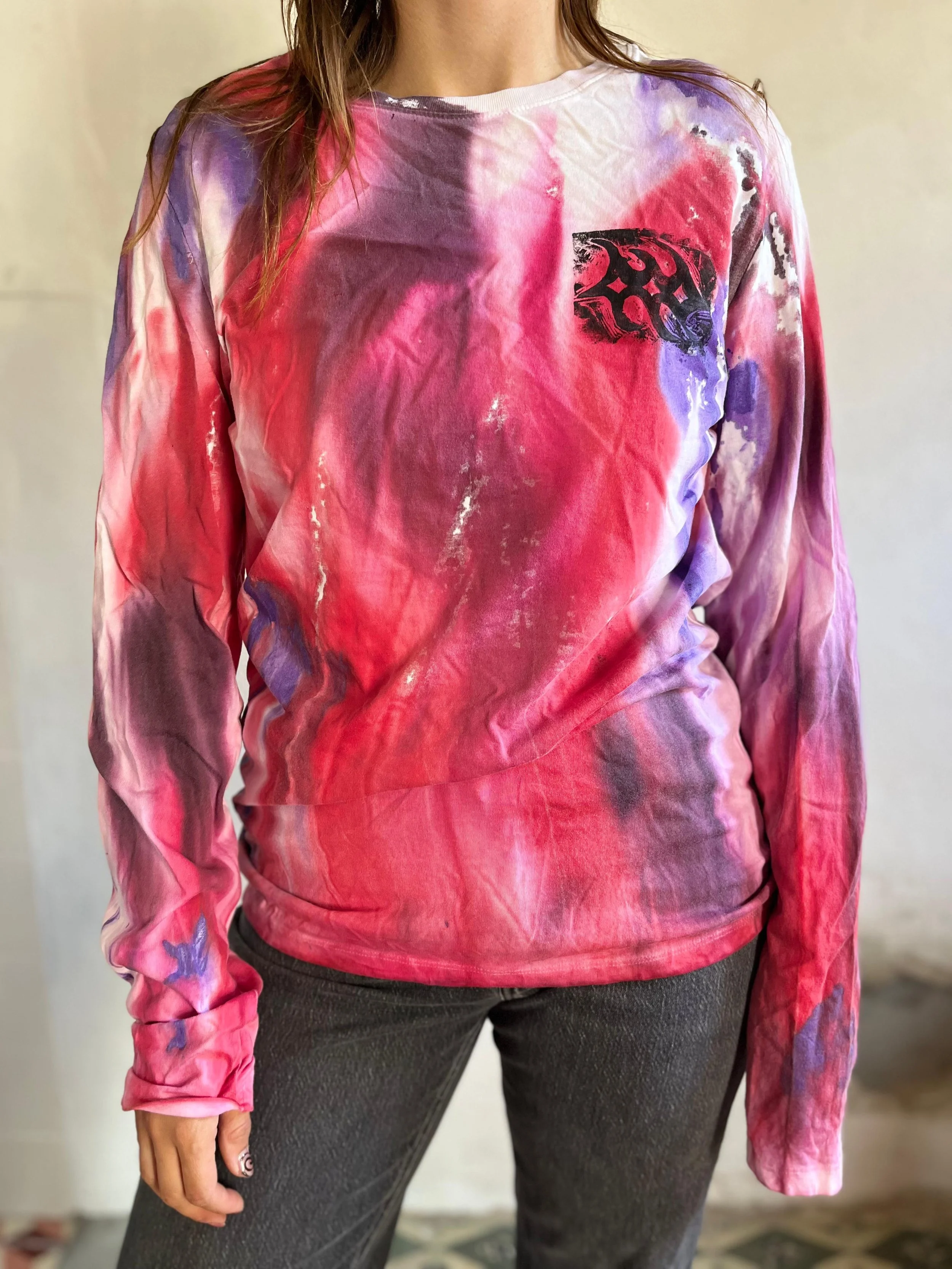Organic Cotton Longsleeve – 'Surfing Ruined My Life' (M) (8).jpg