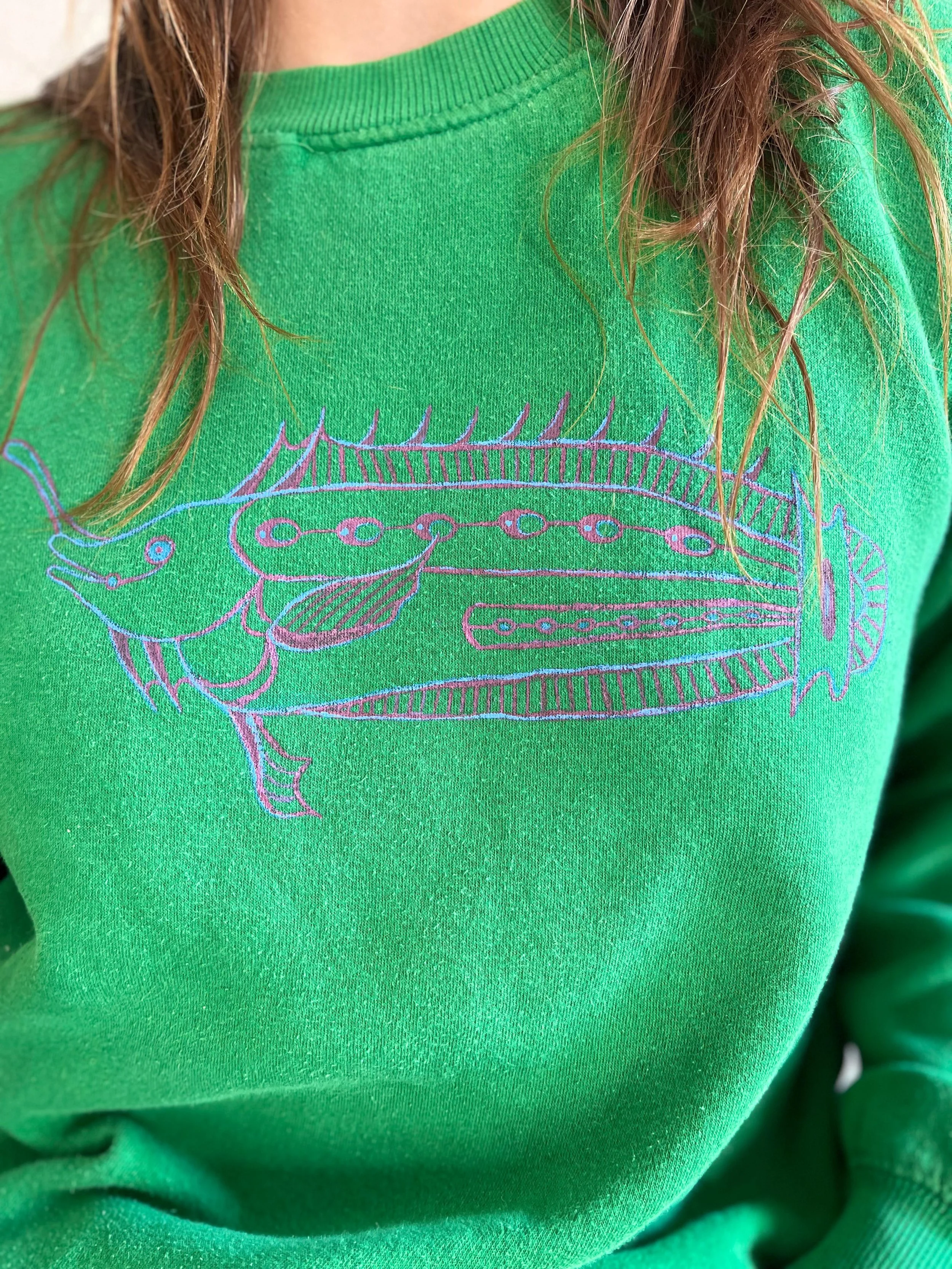 Upcycled Cotton Sweatshirt - 3D Fish M (3).jpg