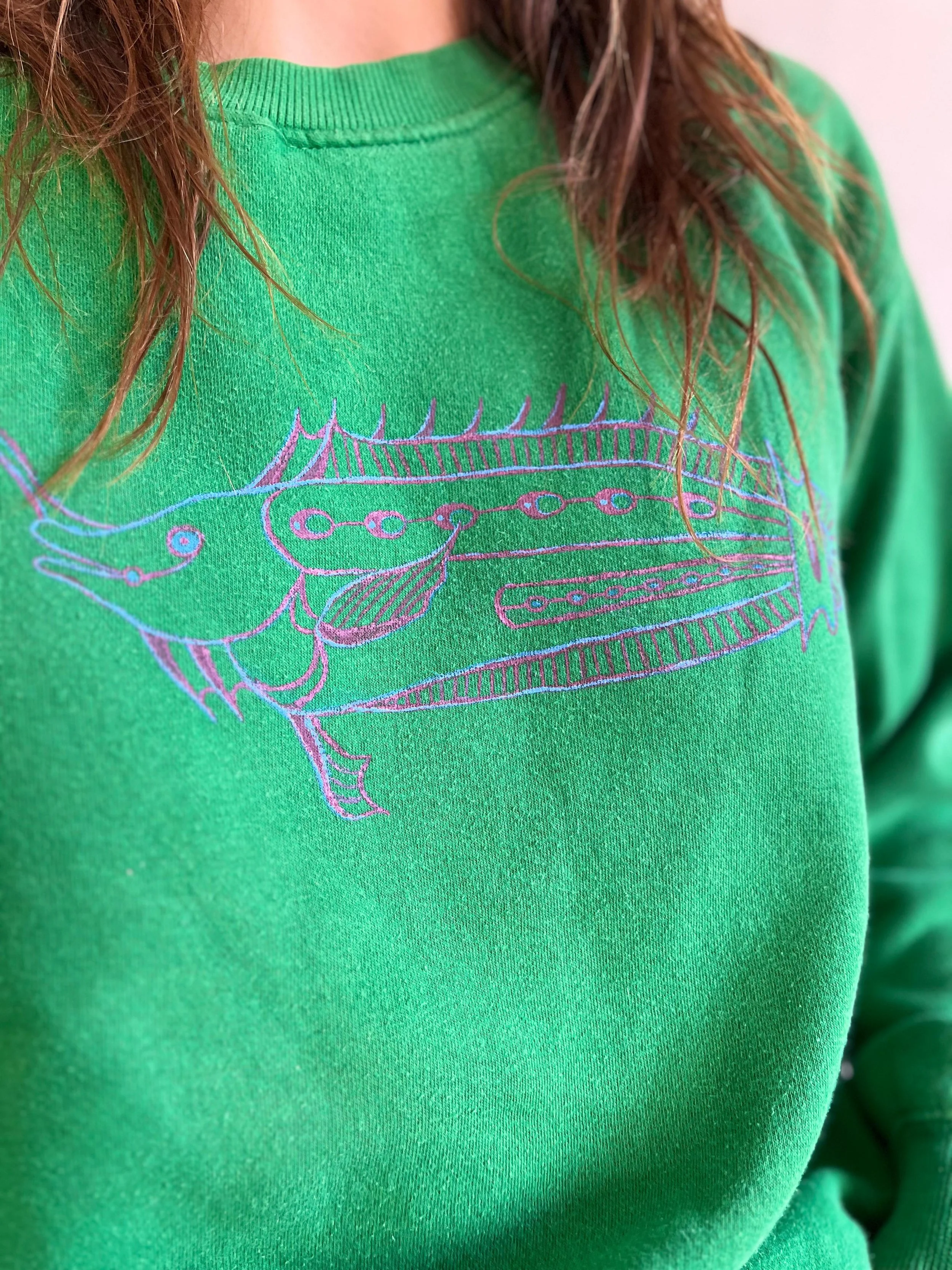 Upcycled Cotton Sweatshirt - 3D Fish M (9).jpg