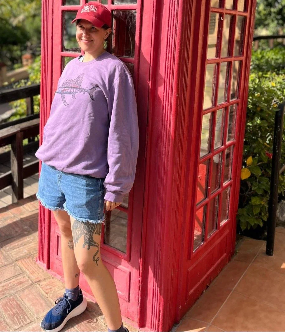 Upcycled Cotton Sweatshirt - Swordfish L (7.jpg