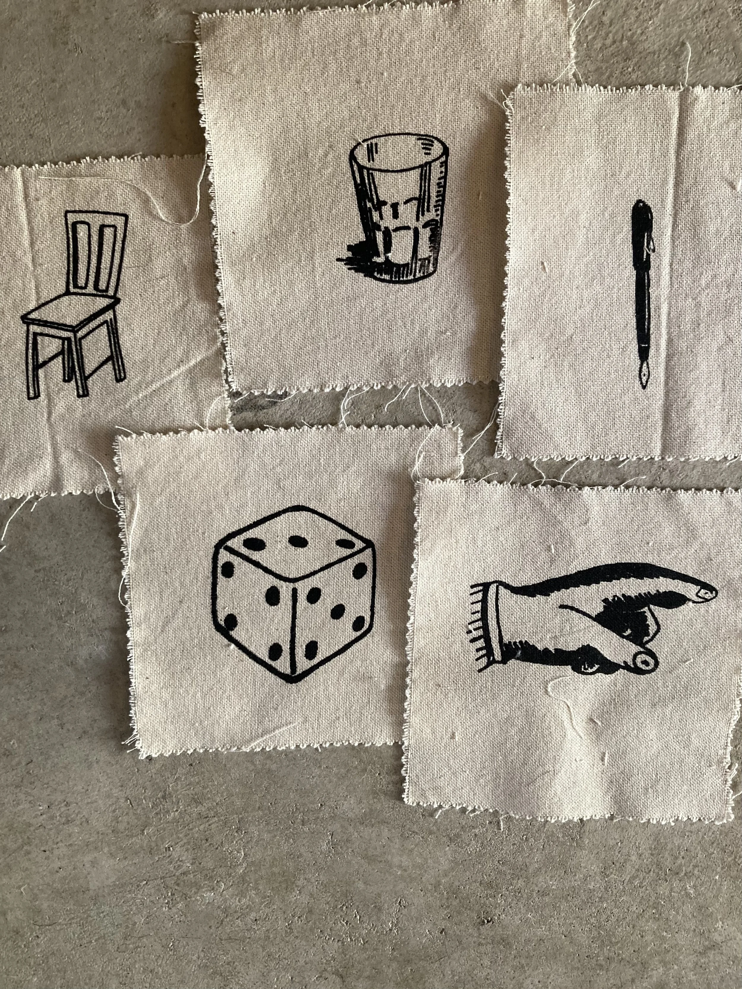 Patches - Artisanal Screen Printed Fabric