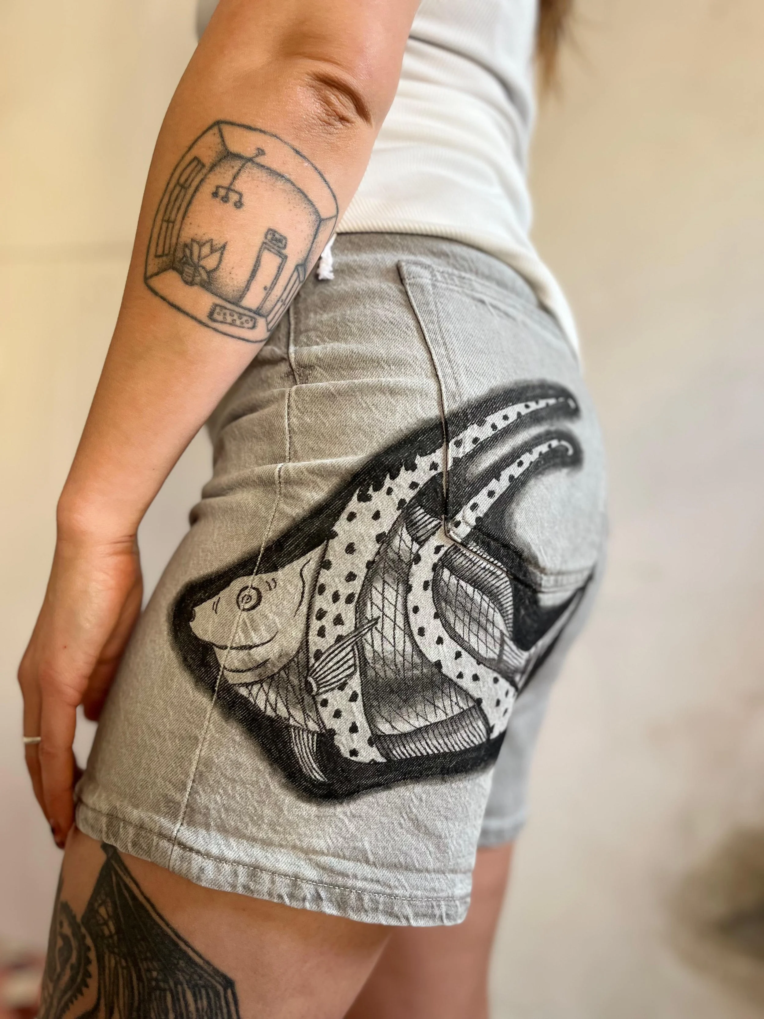 Upcycled Jeans Shorts - Deepsea (6).jpg