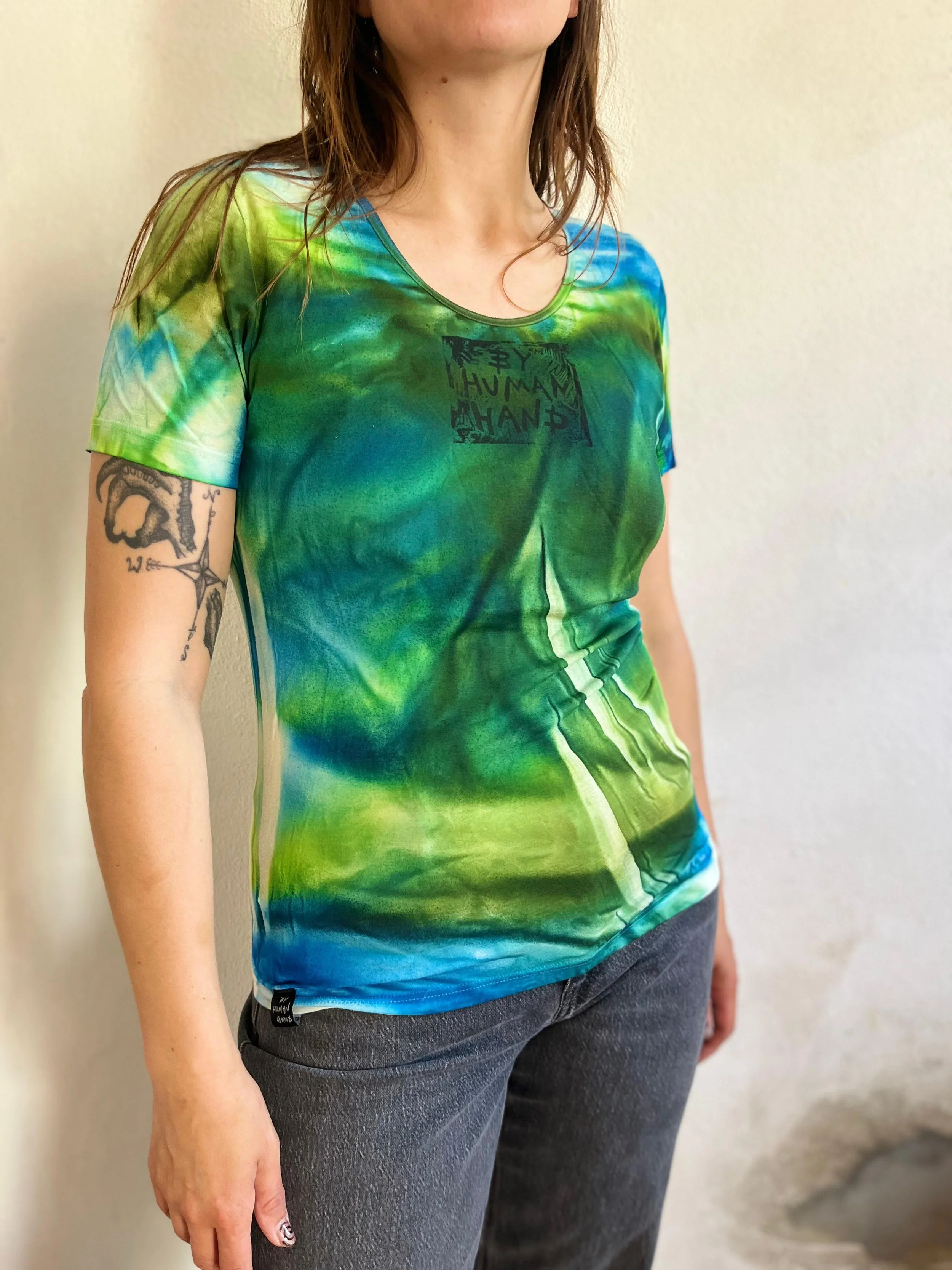 Upcycled Cotton T-Shirt – 'Frogtown' (M) (2).jpg