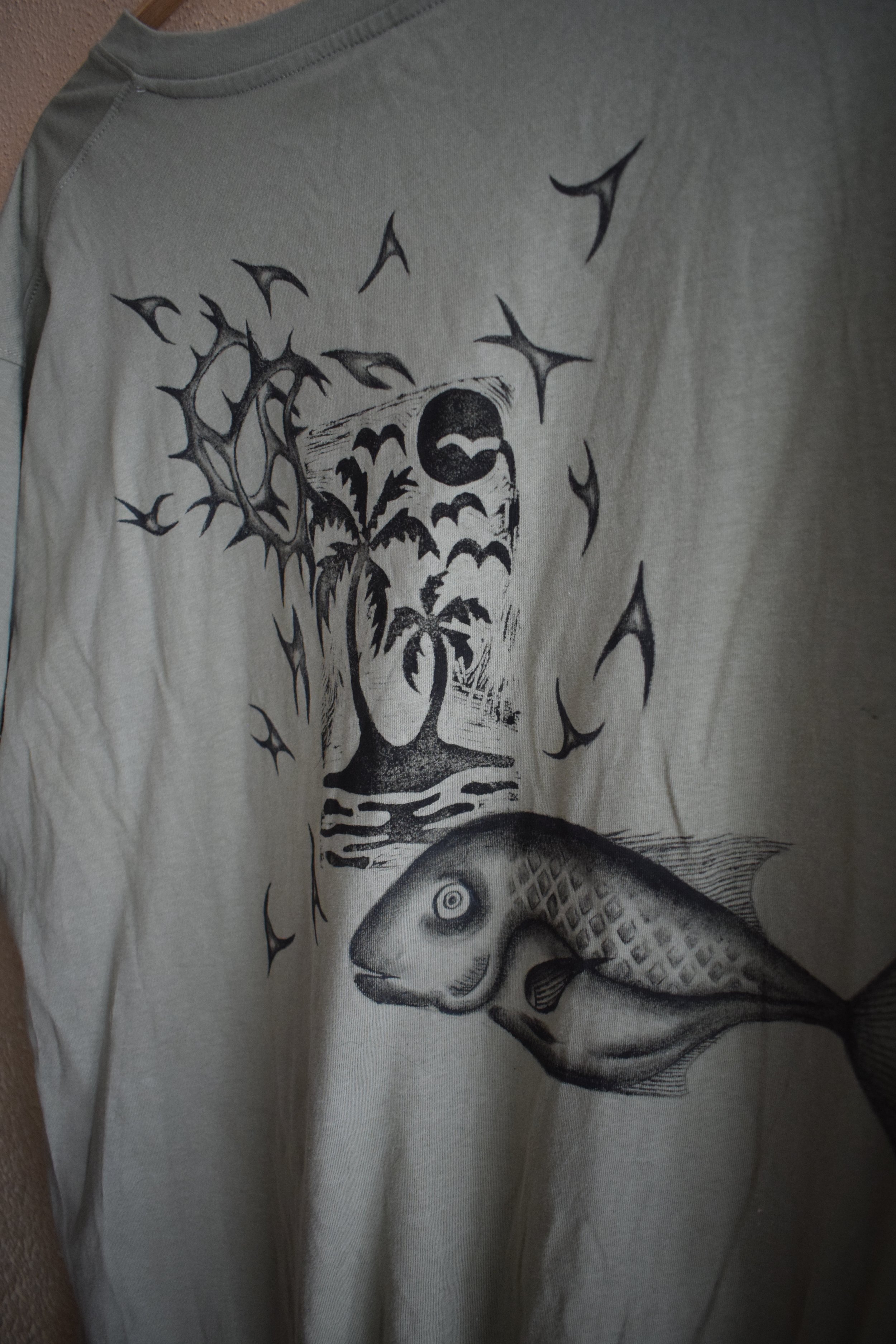 'Surfing Ruined My Life' Tshirt Sage20.JPG