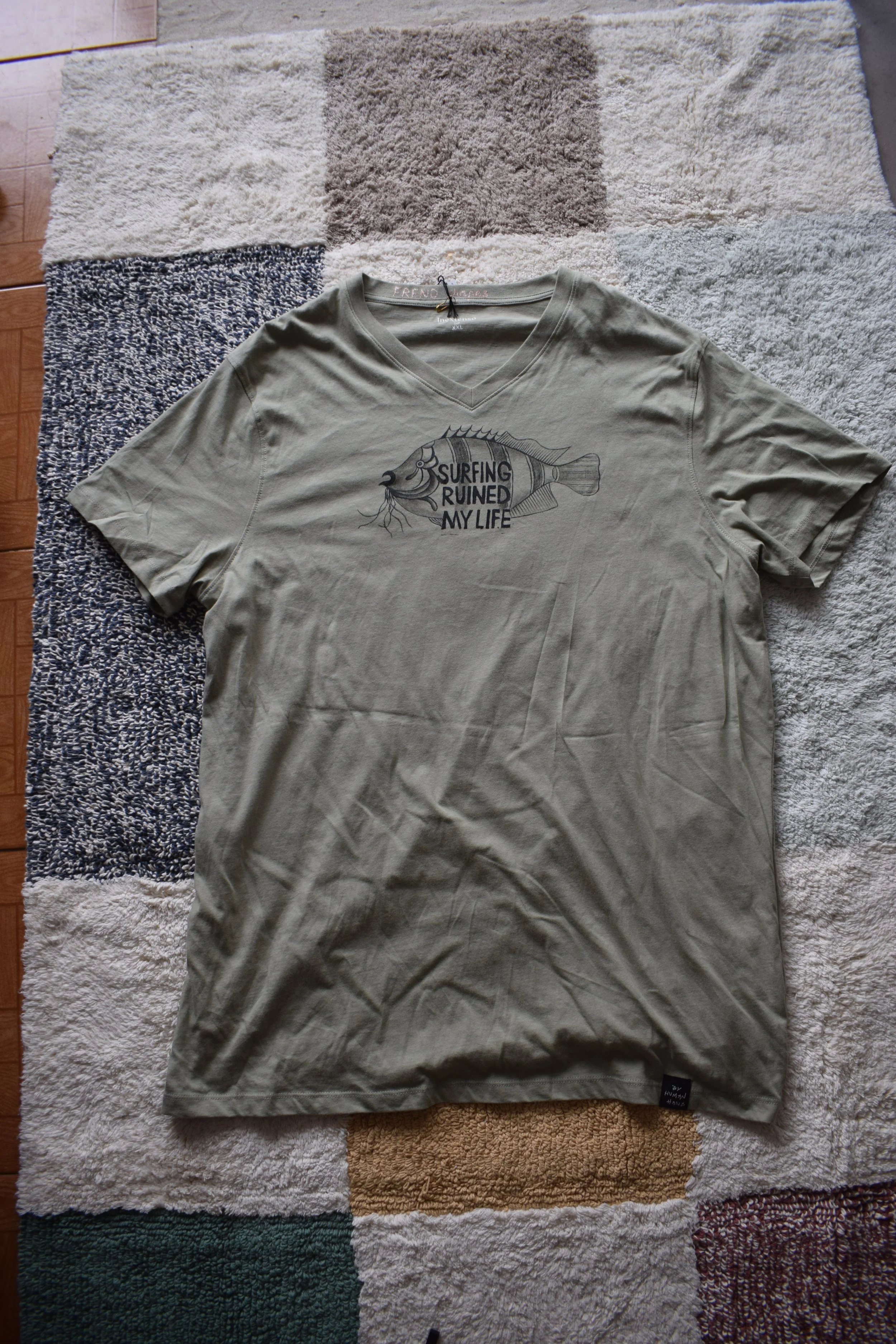 'Surfing Ruined My Life' Tshirt Sage6.JPG