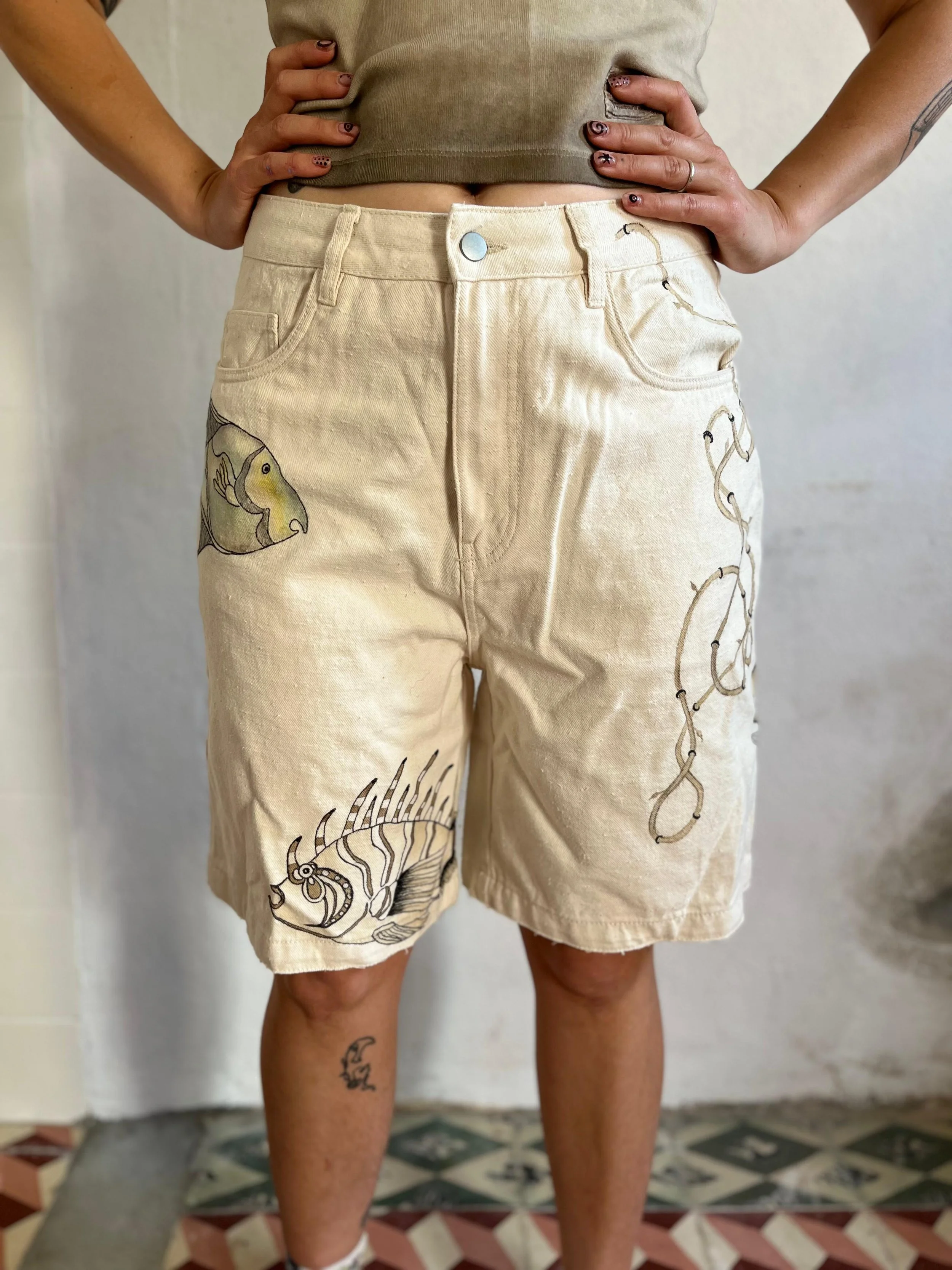 Upcycled Cotton Shorts - Under the Sea (2).jpg