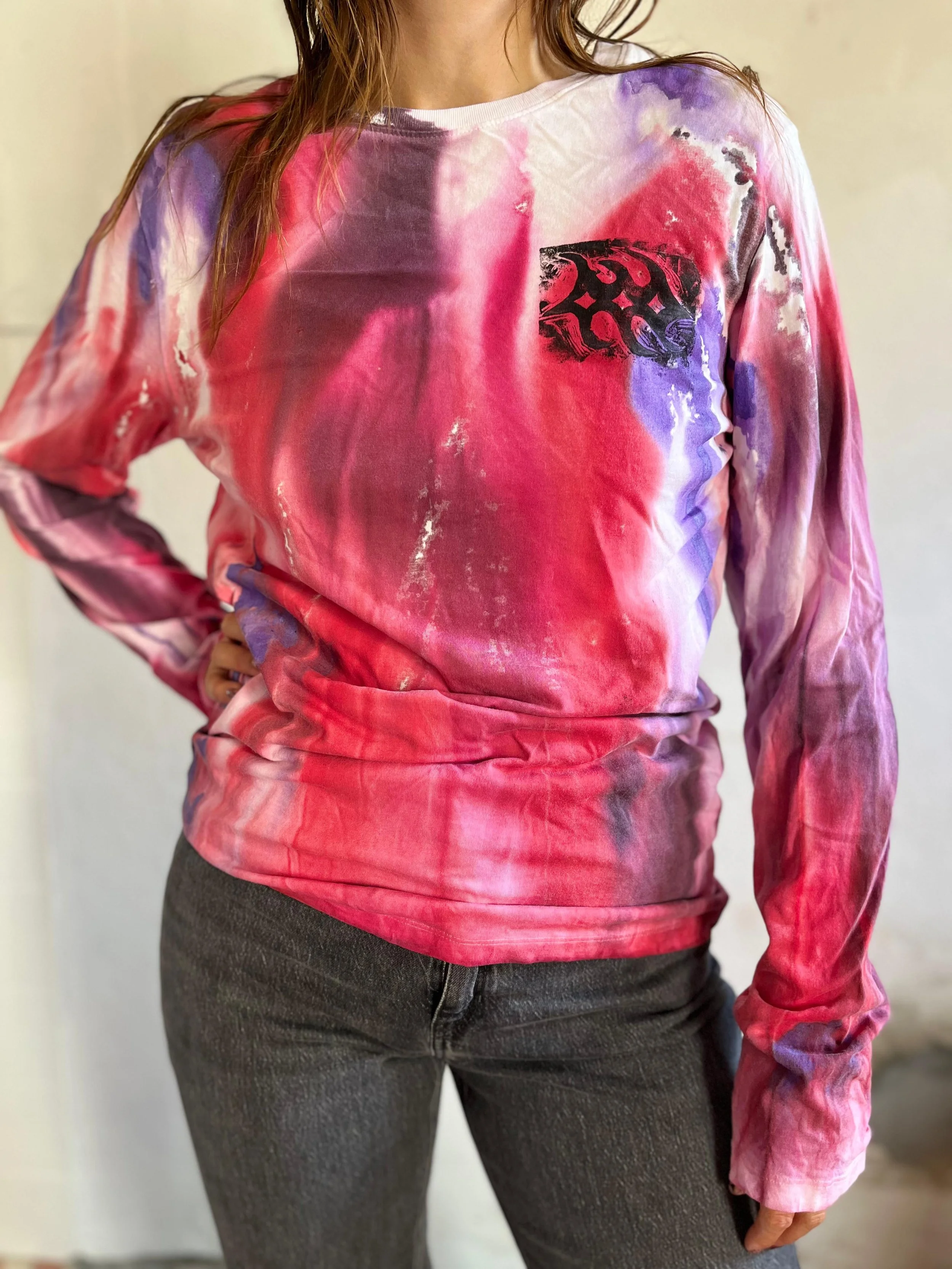 Organic Cotton Longsleeve – 'Surfing Ruined My Life' (M) (10).jpg