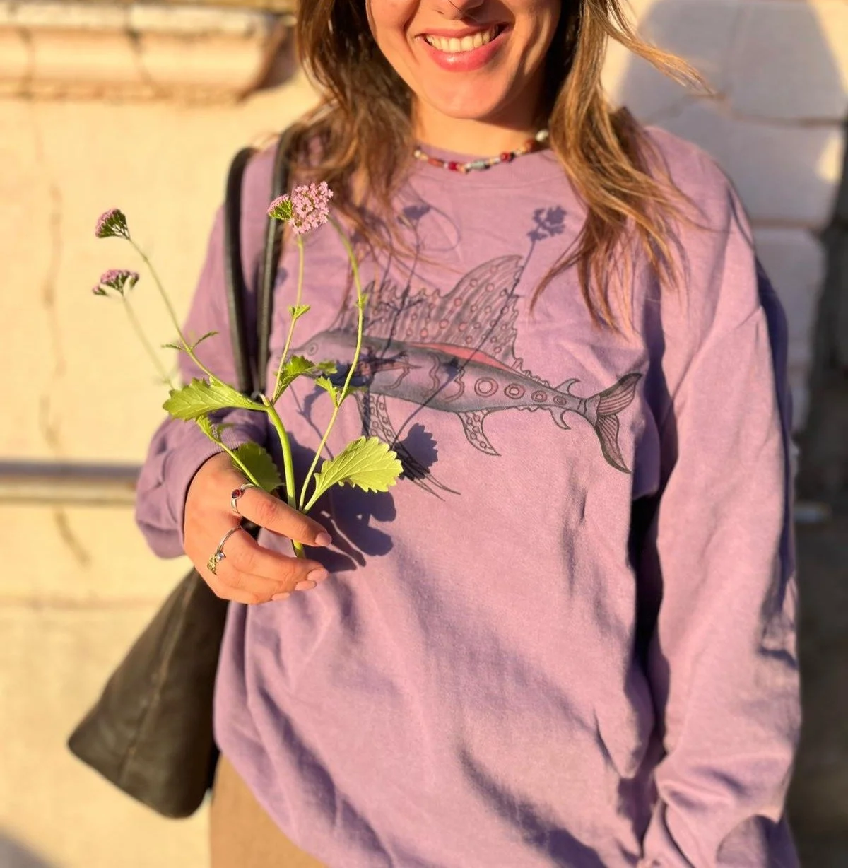 Upcycled Cotton Sweatshirt - Swordfish L (5.jpg