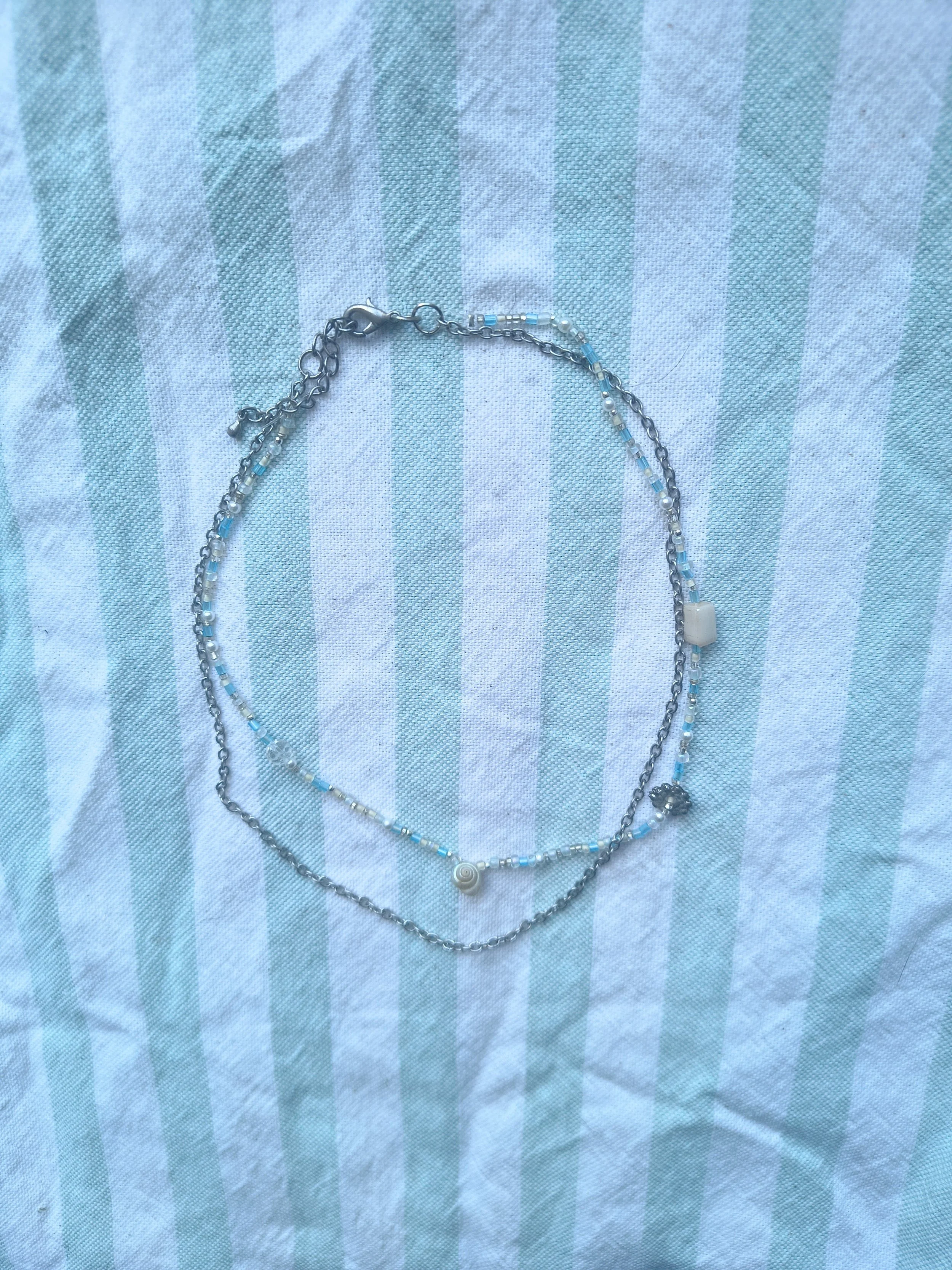 Necklace Double Strand Washed-up