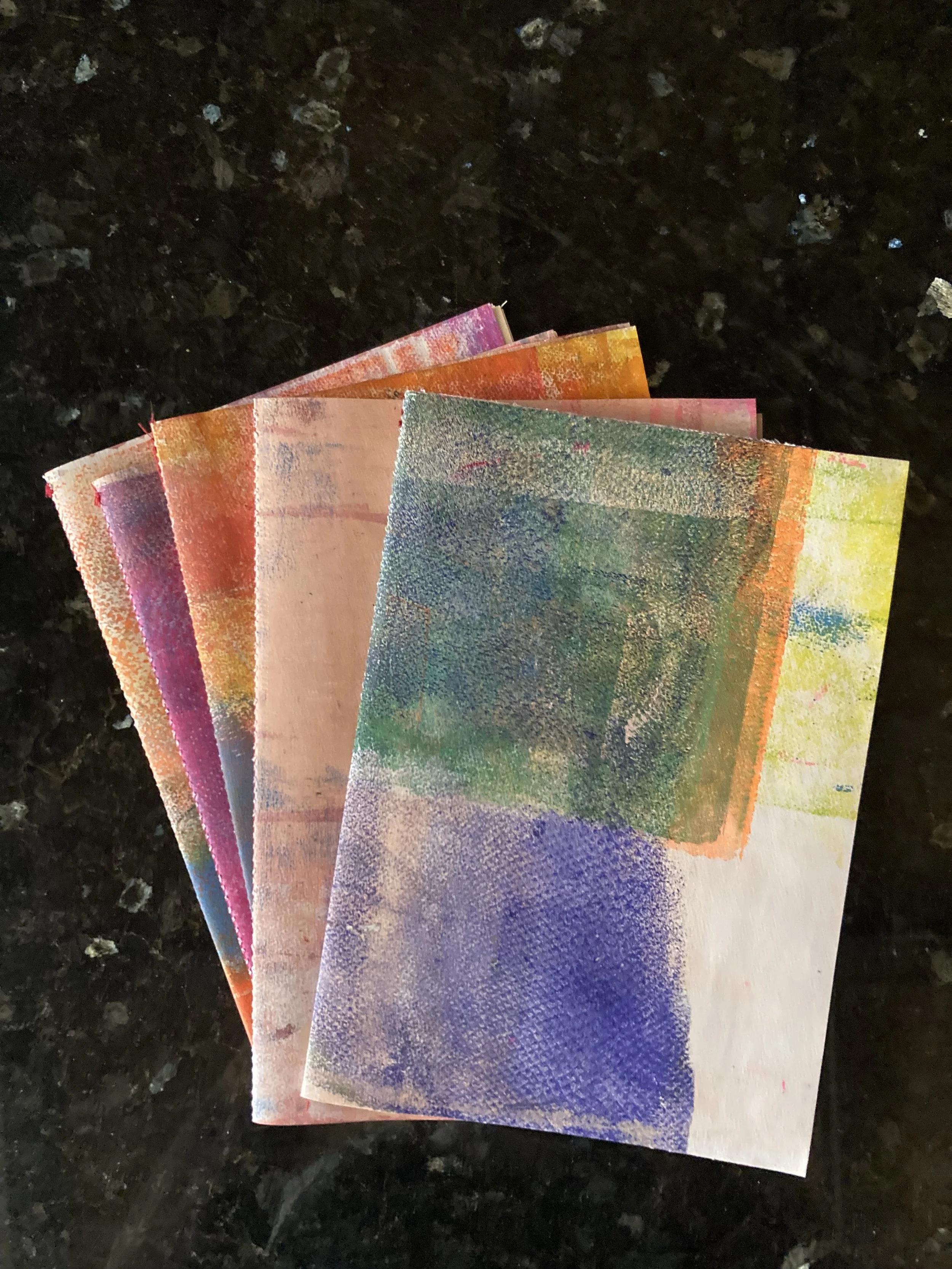 Notebooks A5 Colorful Handprinted