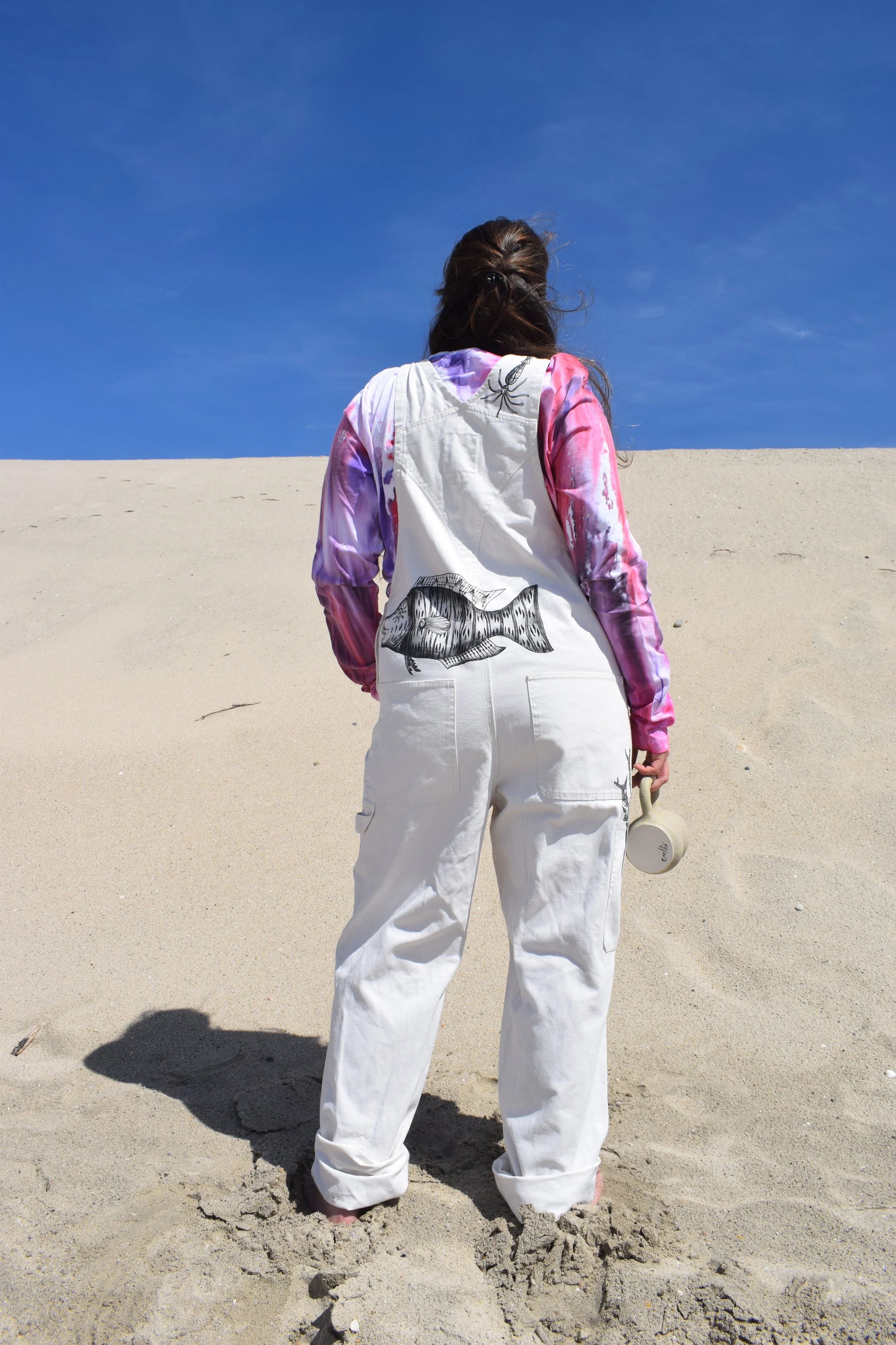 Upcycled Denim Overall - By The Shore M-L
