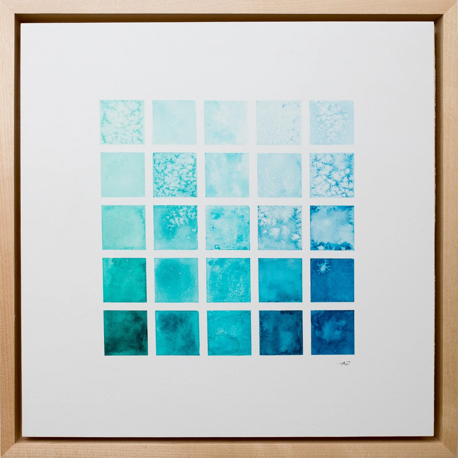 Chromatic Grids: Sea Glass