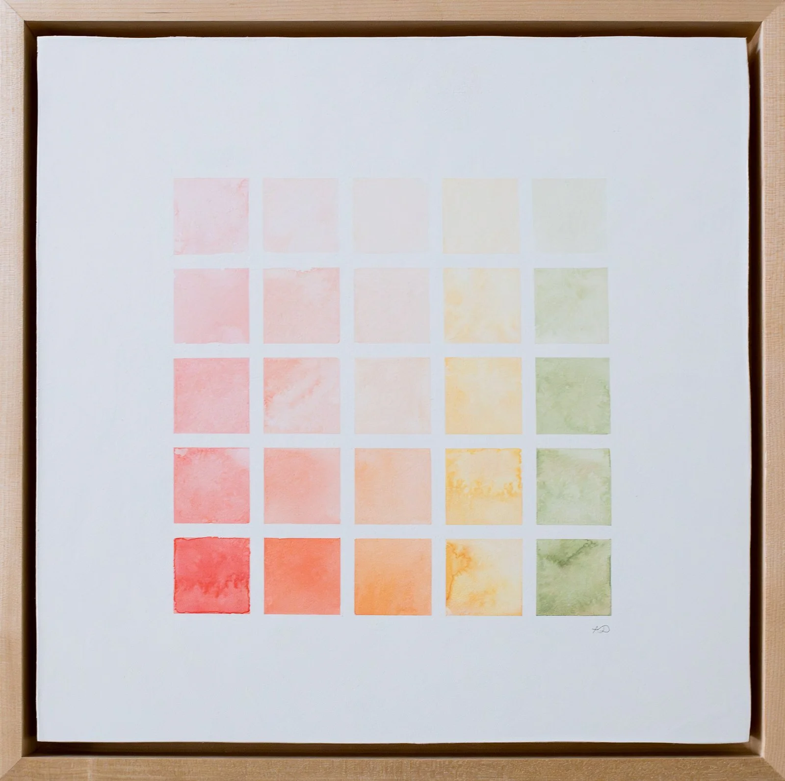 Chromatic Grids: Coastal Bloom