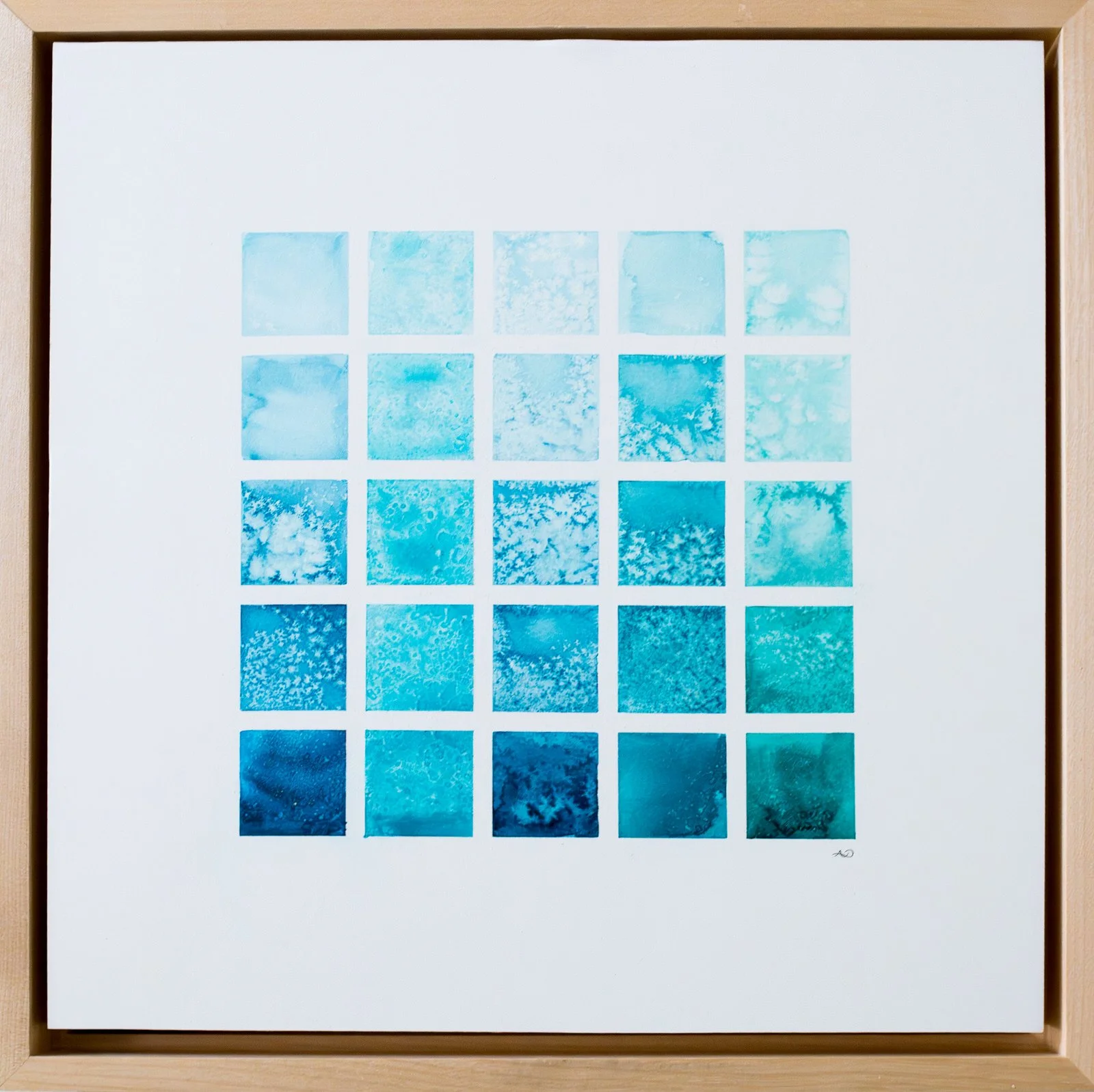 Chromatic Grids: Sea Glass II