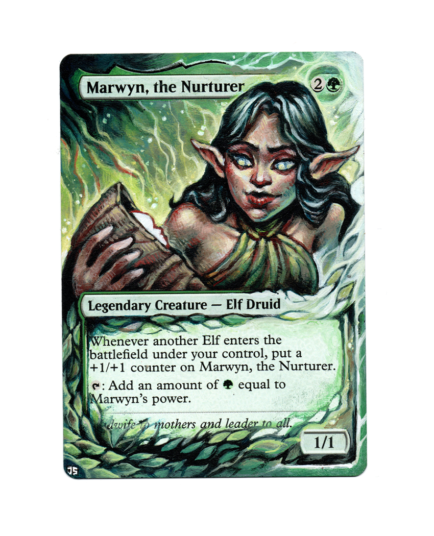 Marwyn, the Nurturer MTG alter commission .png