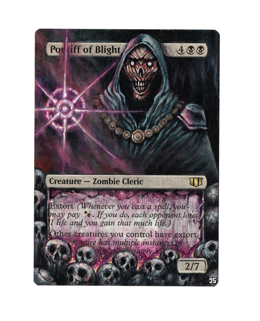 Pontiff of Blight MTG custom alter .png