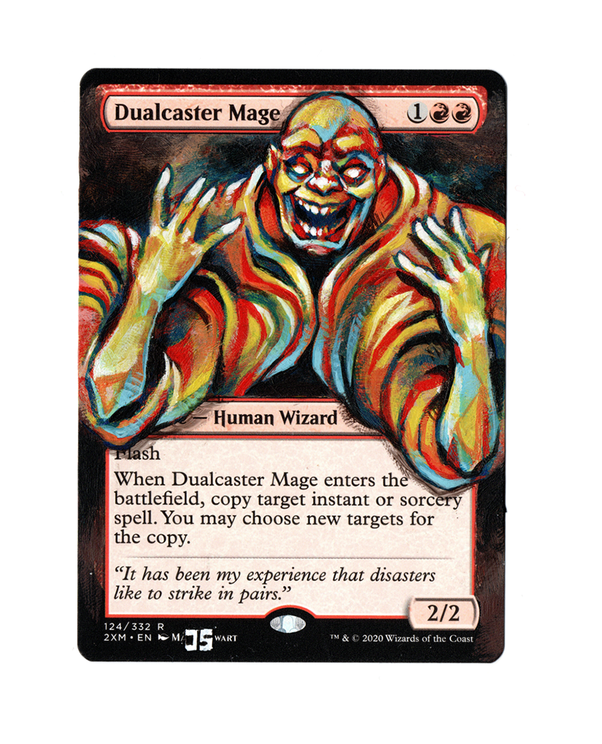 Dualcaster Mage MTG alter commission.png