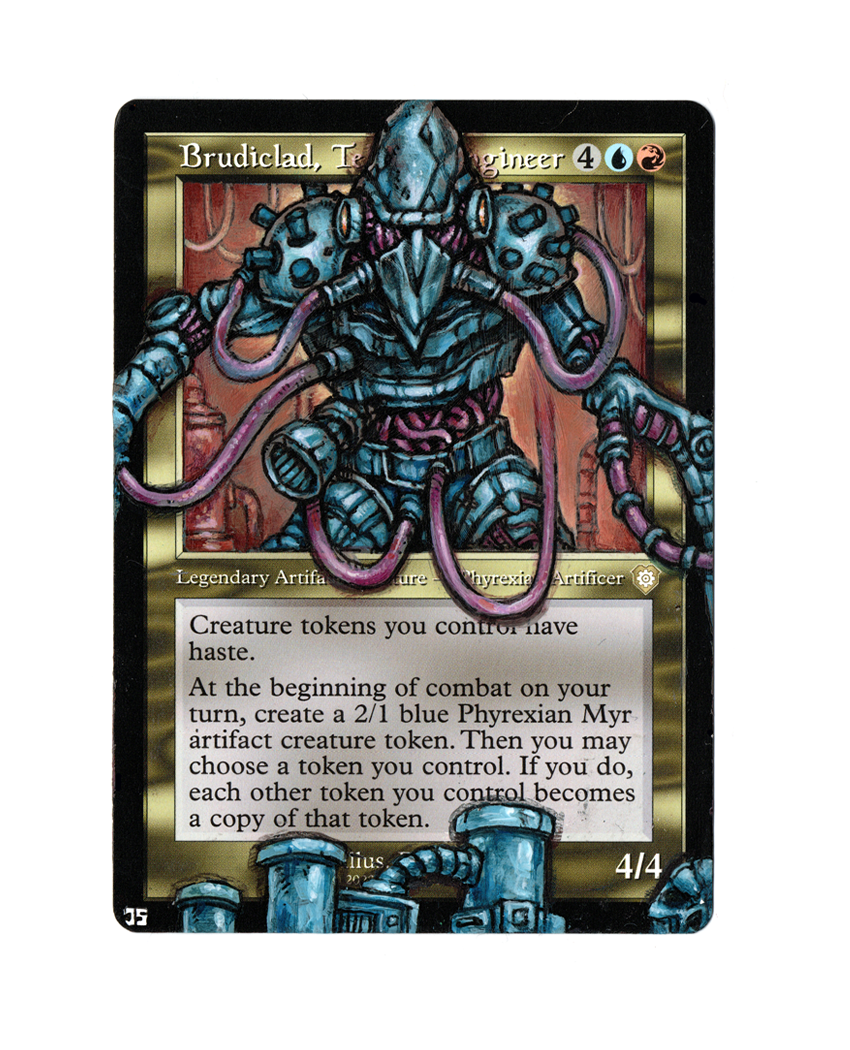 Brudiclad, Telchor Engineer MTG alter commission .png