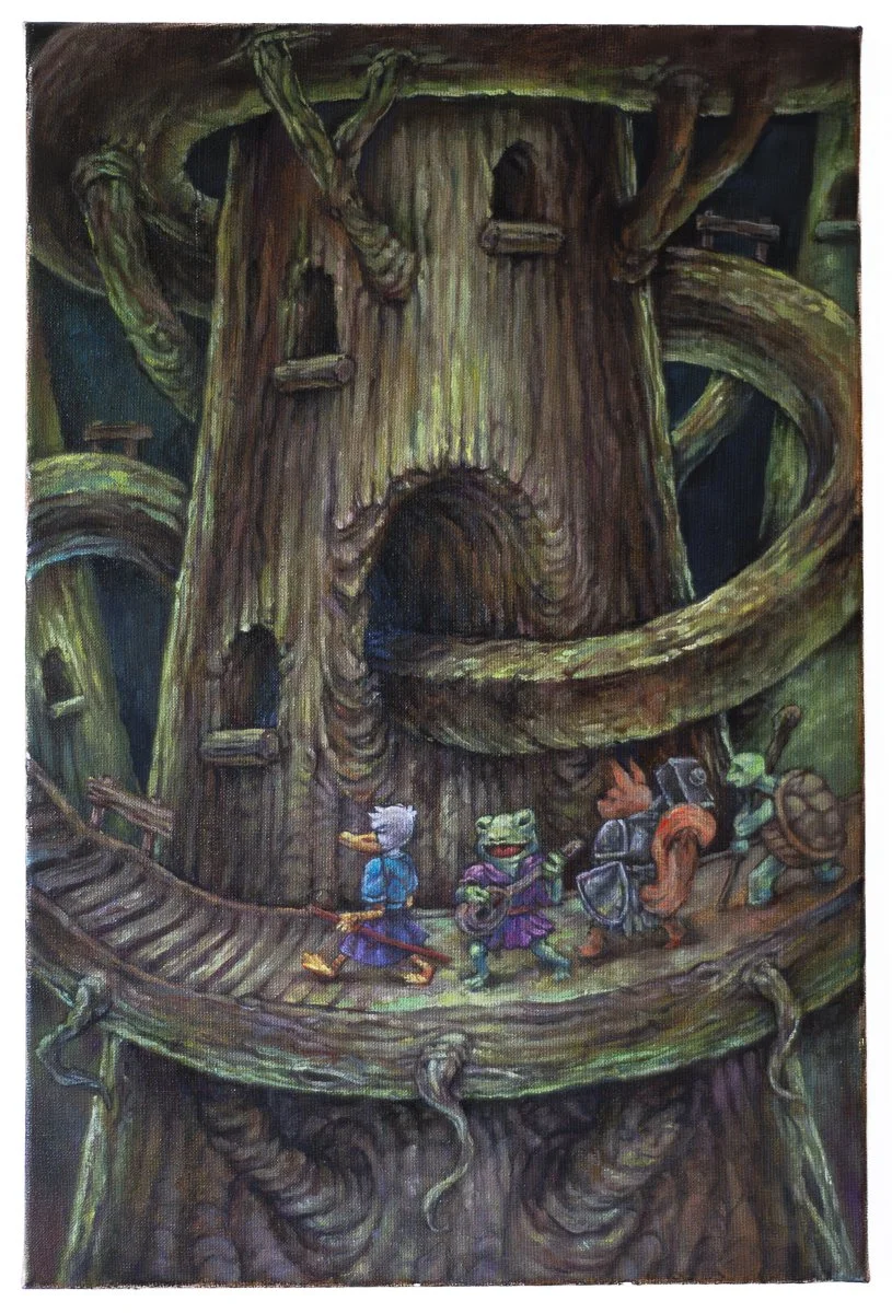 Oil painting on canvas 60x40 cm