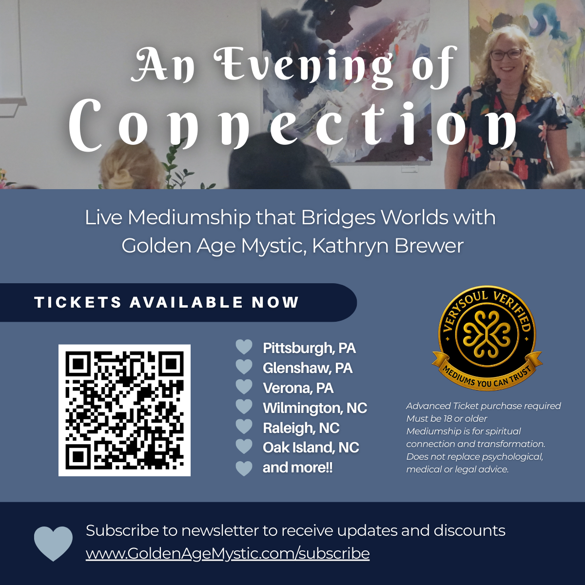 Live Spirit Connections at The Pittsburgh Event Studio