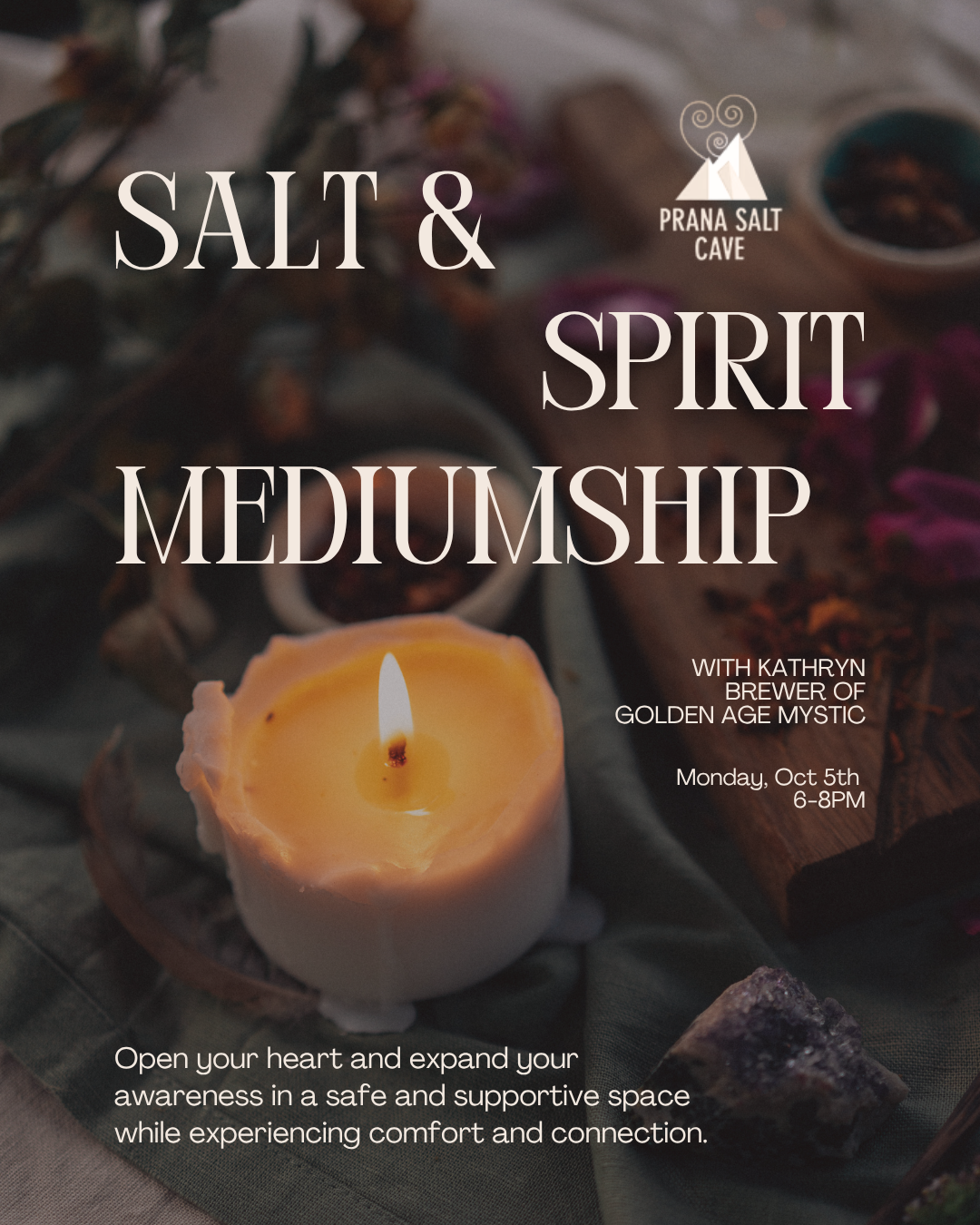 Salt + Spirit Group Mediumship at Prana Salt Cave