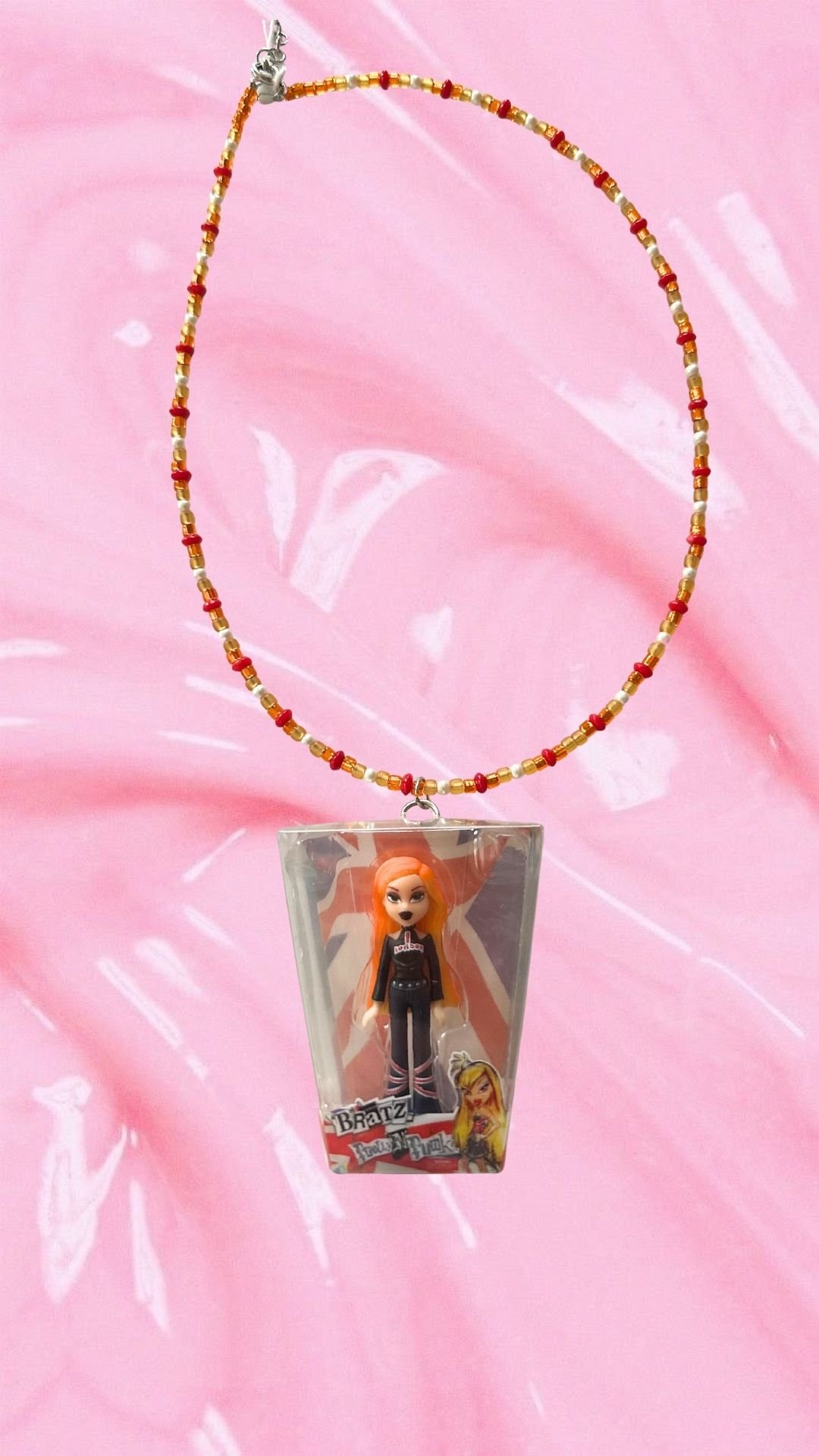 Bratz Orange Punk Necklace