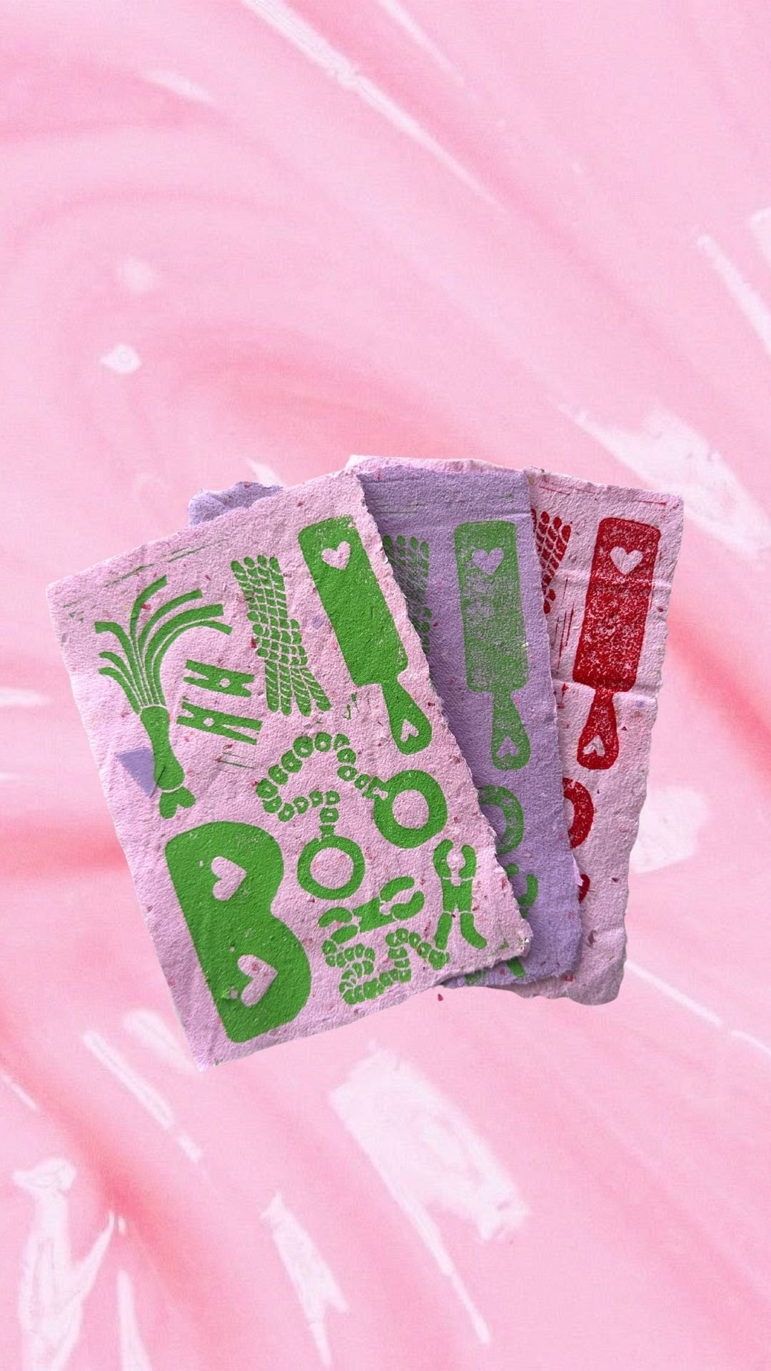 Hand Made Paper BDSM Print