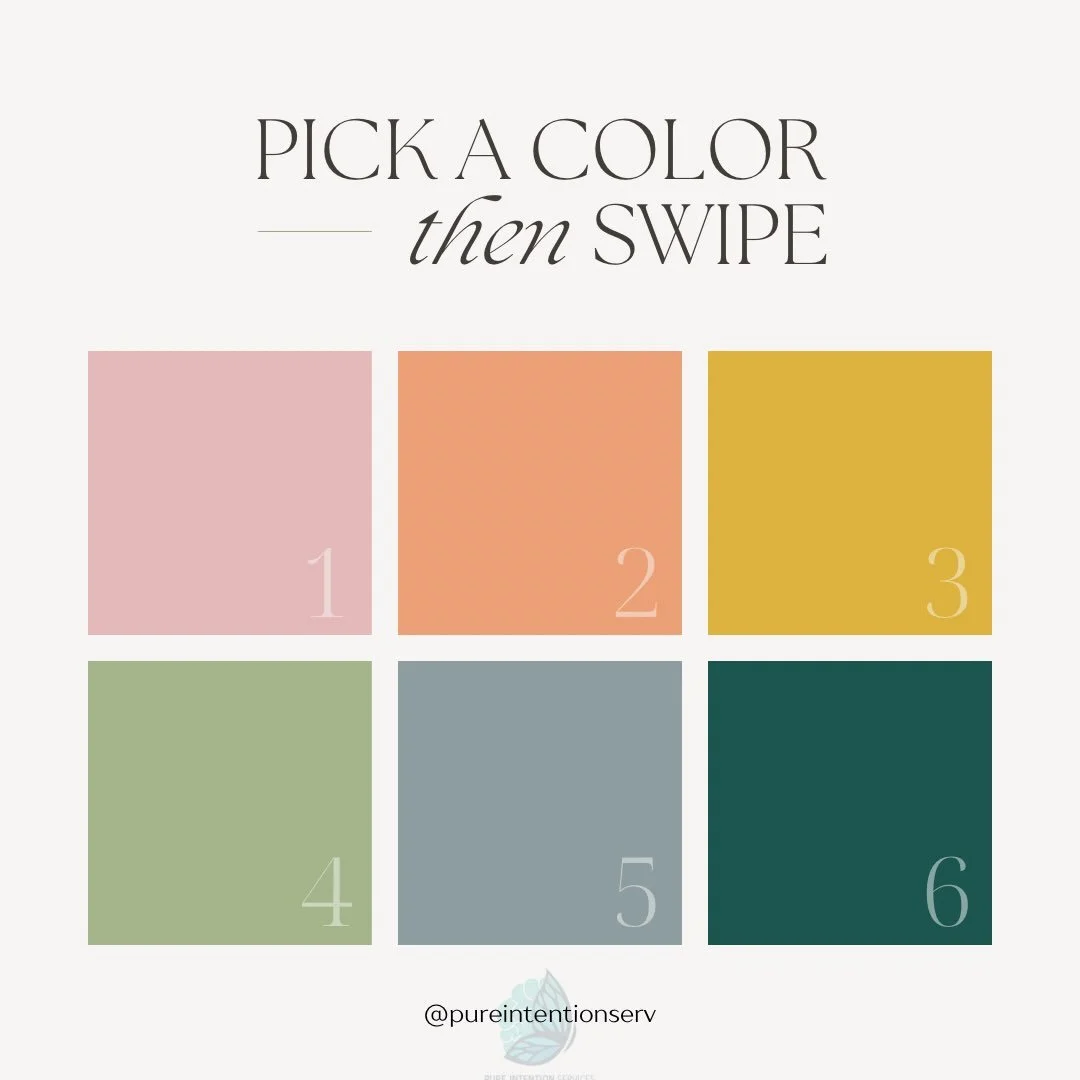Sometimes the affirmation we need isn&rsquo;t about becoming better, doing more, or fixing ourselves. 

Sometimes it&rsquo;s simply remembering that we are already worthy of care, understanding, and acceptance.

Pick a color. Swipe to your affirmatio