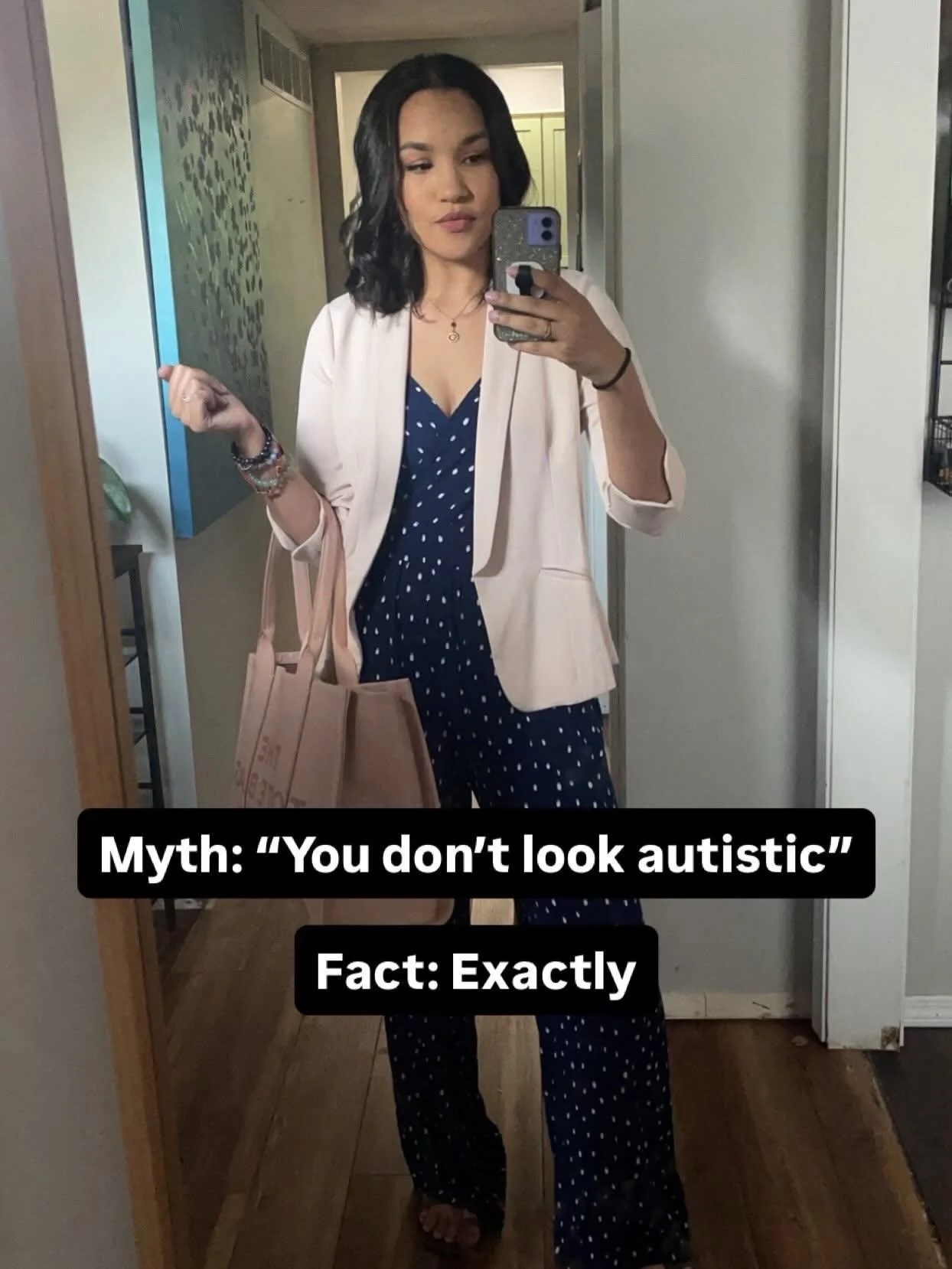 Myth: All autistic people are the same.

Fact: Some of us are nonverbal. Some of us never stop talking. Some avoid eye contact. Some force it. Some melt down outwardly. Some implode silently.

Autism isn&rsquo;t one personality type.

I&rsquo;m Erica