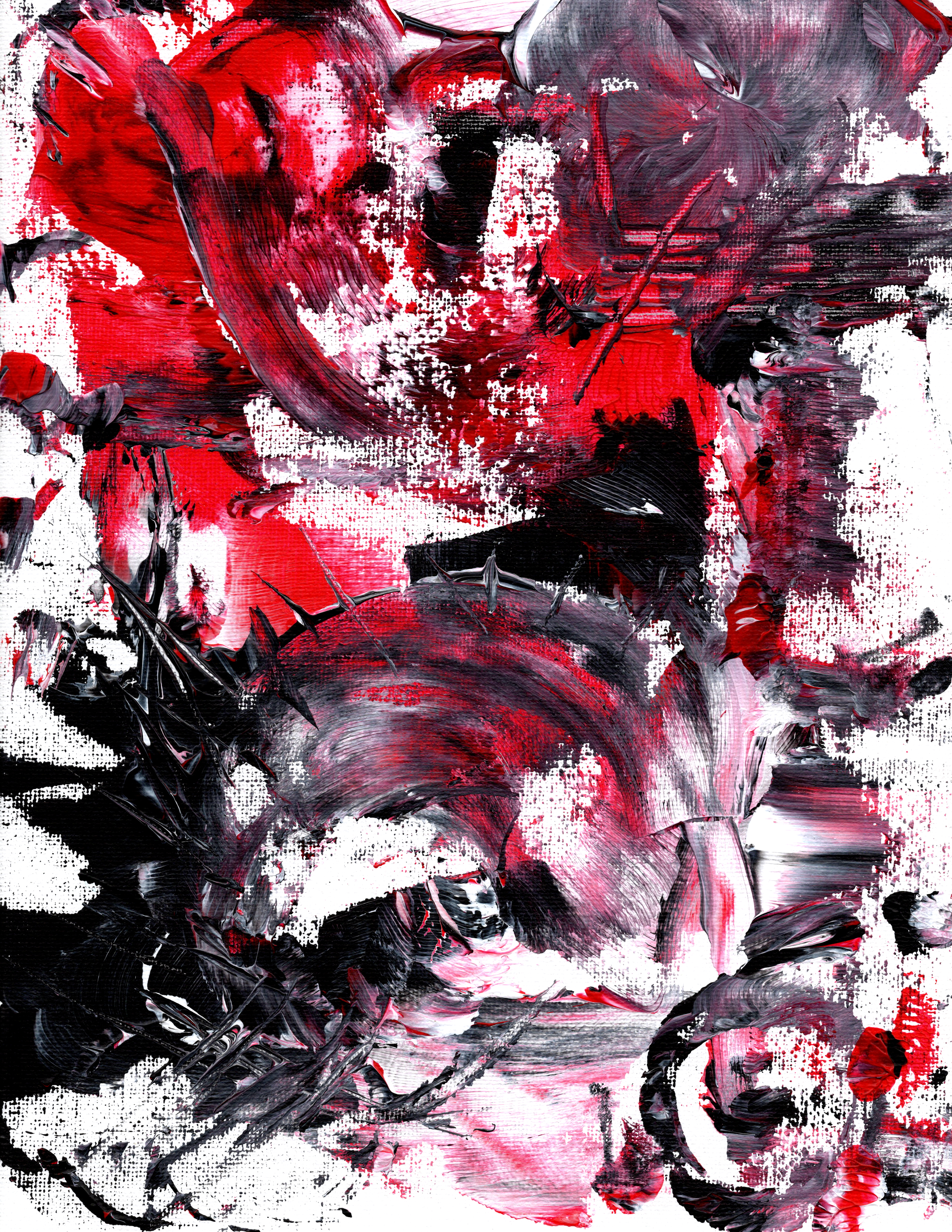 Trash Art #1 (2026) 

Acrylic on canvas painting created using an empty Diet Coke can.